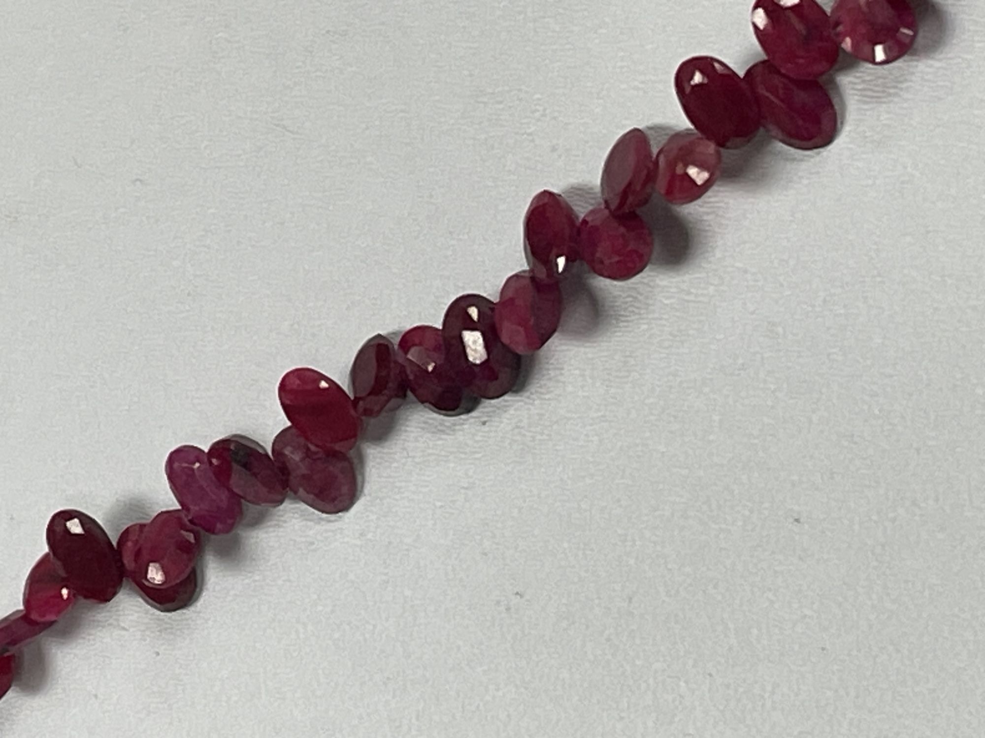 Dyed Ruby Oval Faceted