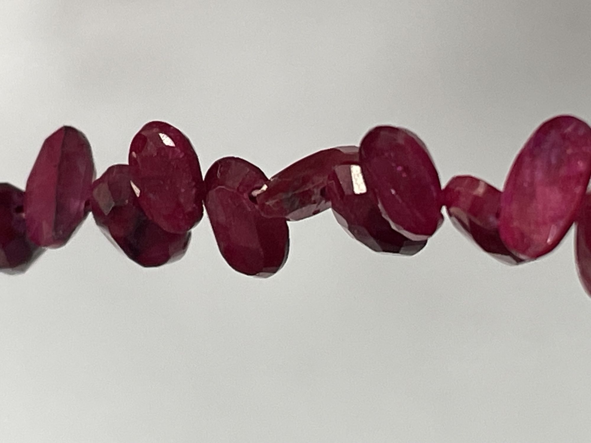 Dyed Ruby Oval Faceted