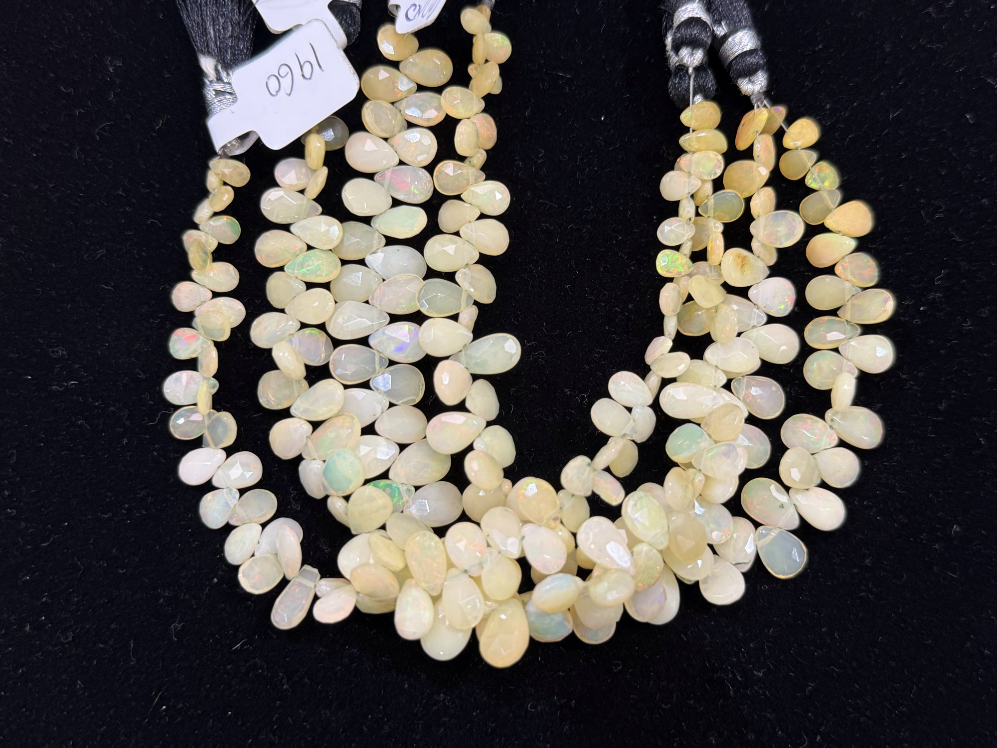 Ethiopian Opal Pears Faceted