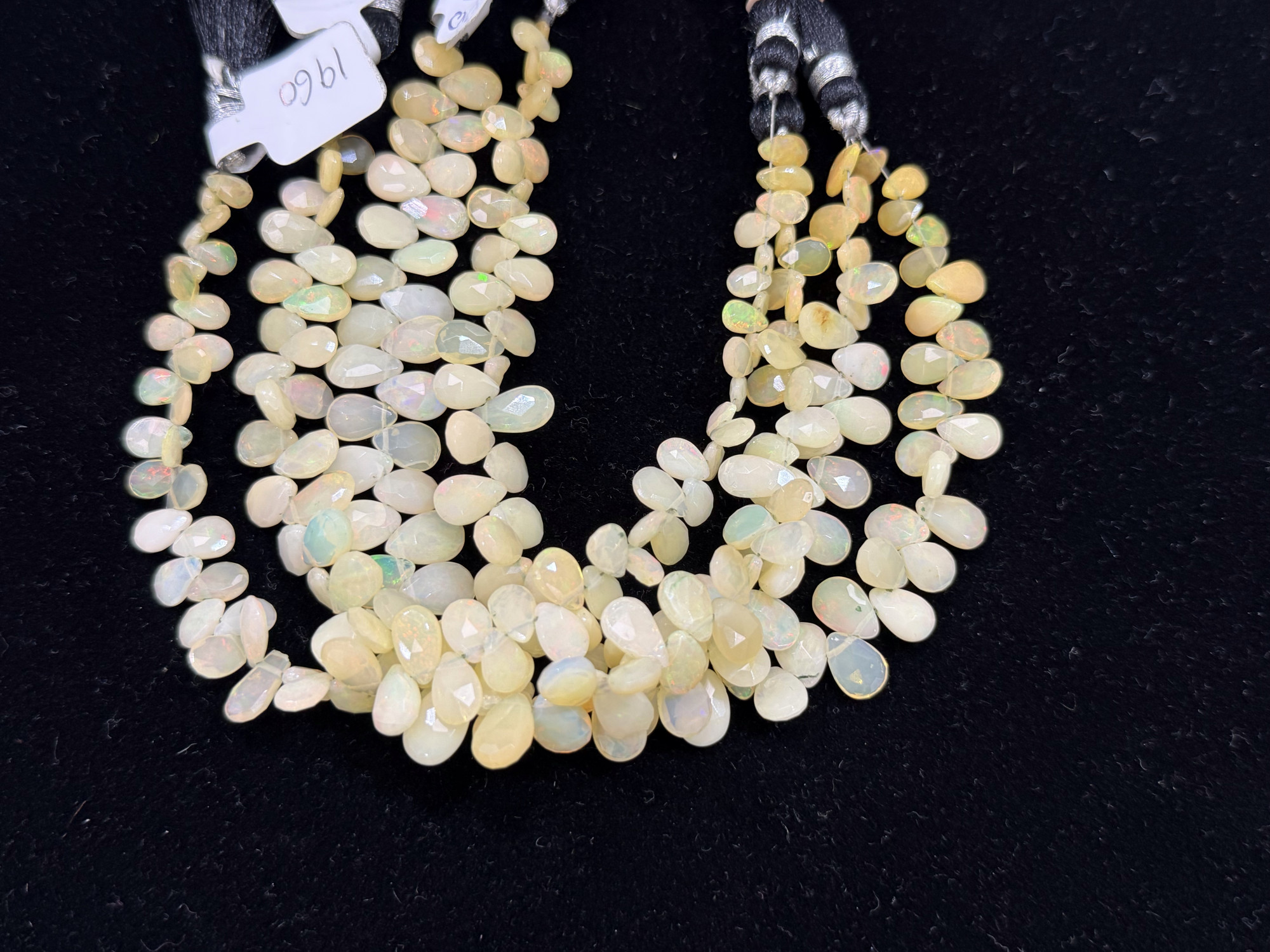 Ethiopian Opal Pears Faceted