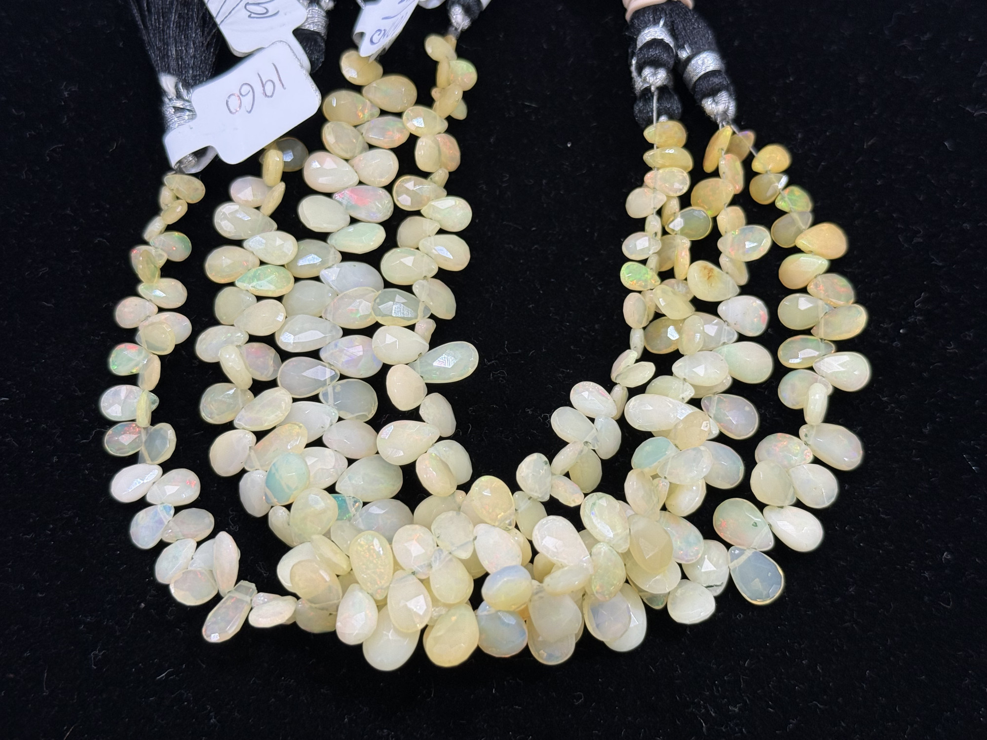 Ethiopian Opal Pears Faceted