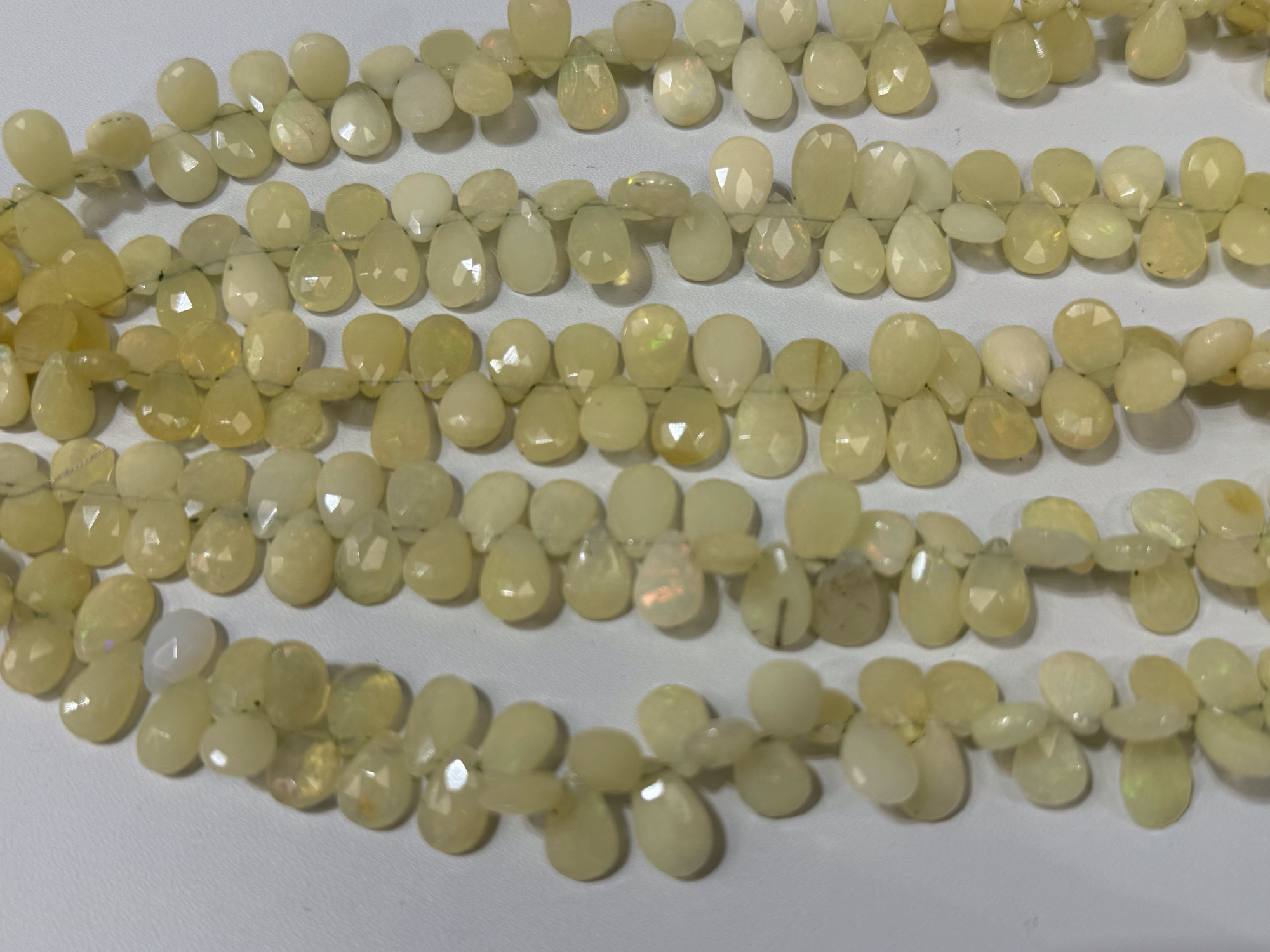 Ethiopian Opal Pears Faceted