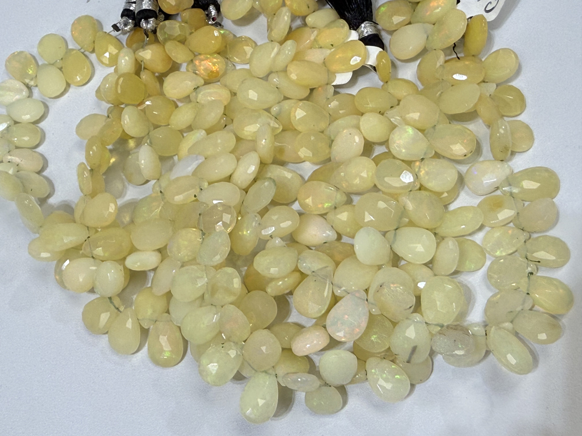 Ethiopian Opal Pears Faceted