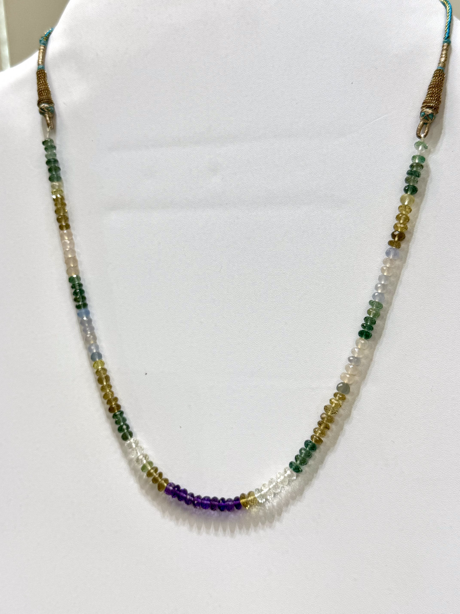 Multi Hydro Quartz Rondelle