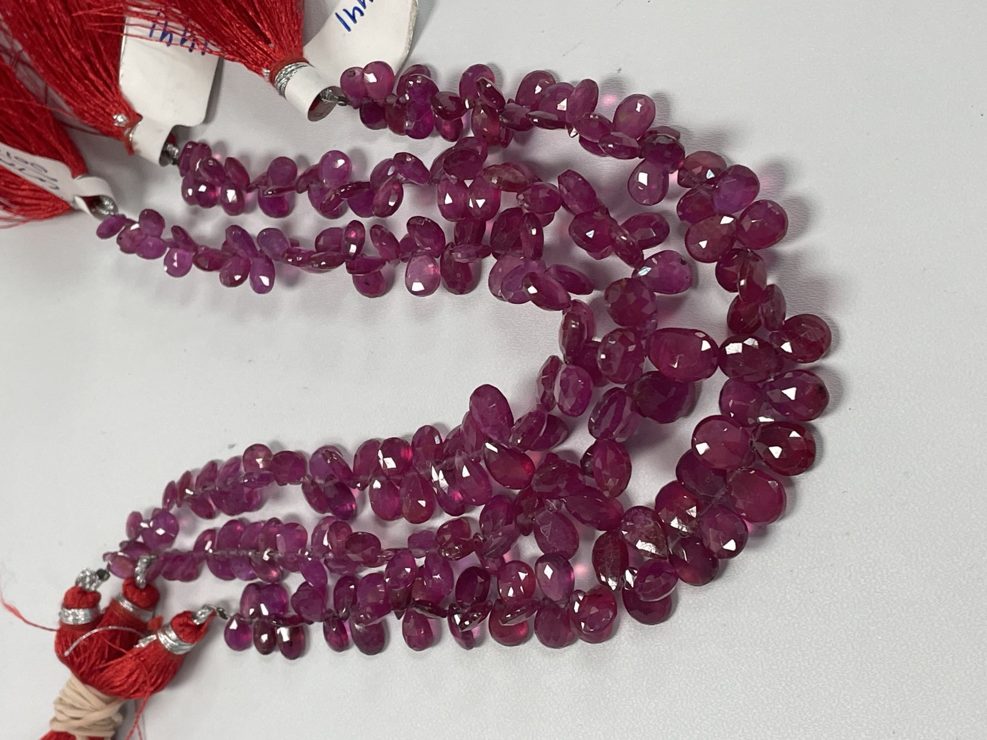 Ruby Pear Faceted