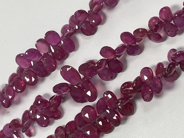 Ruby Pear Faceted