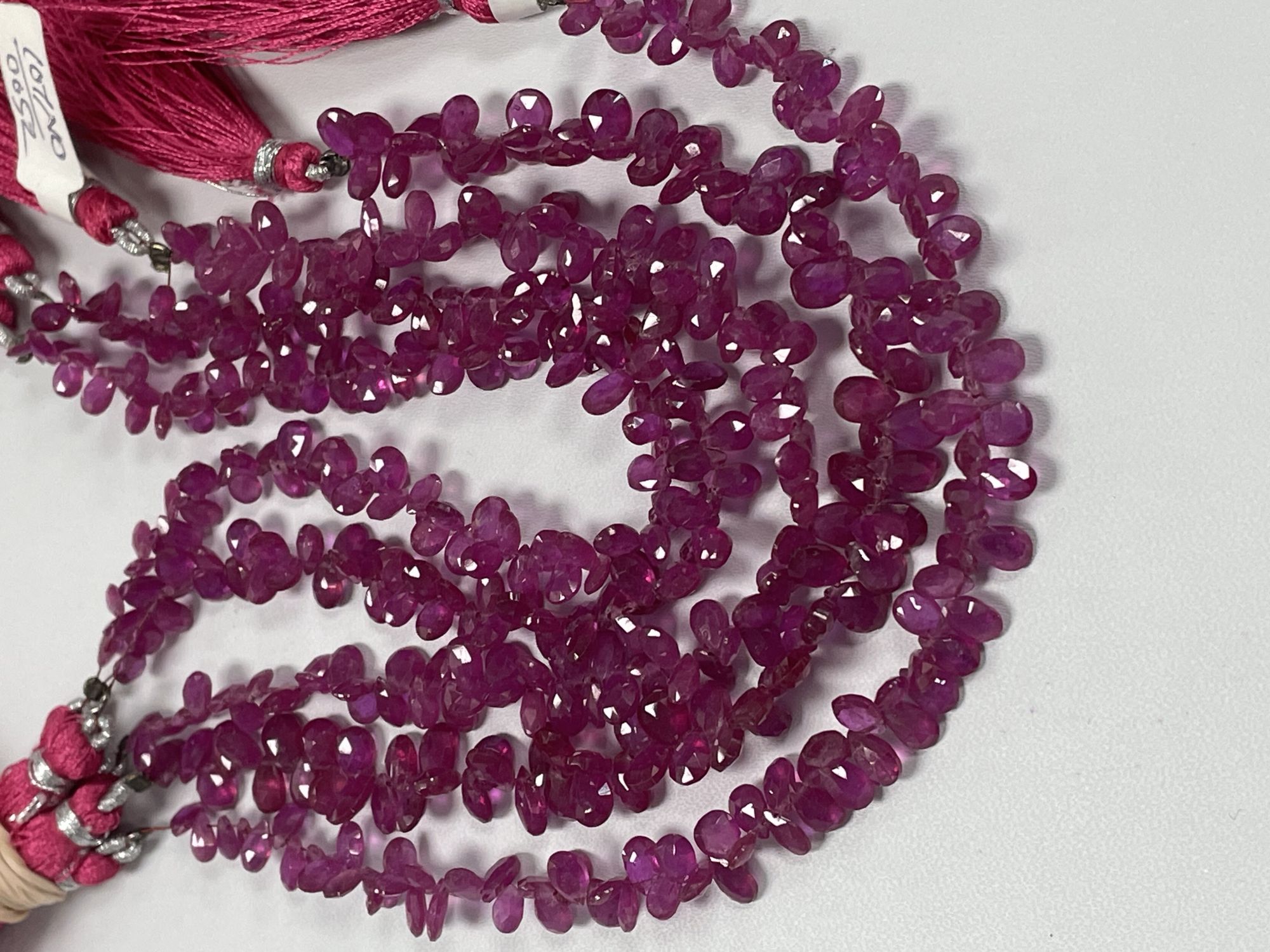 Ruby Pear Faceted