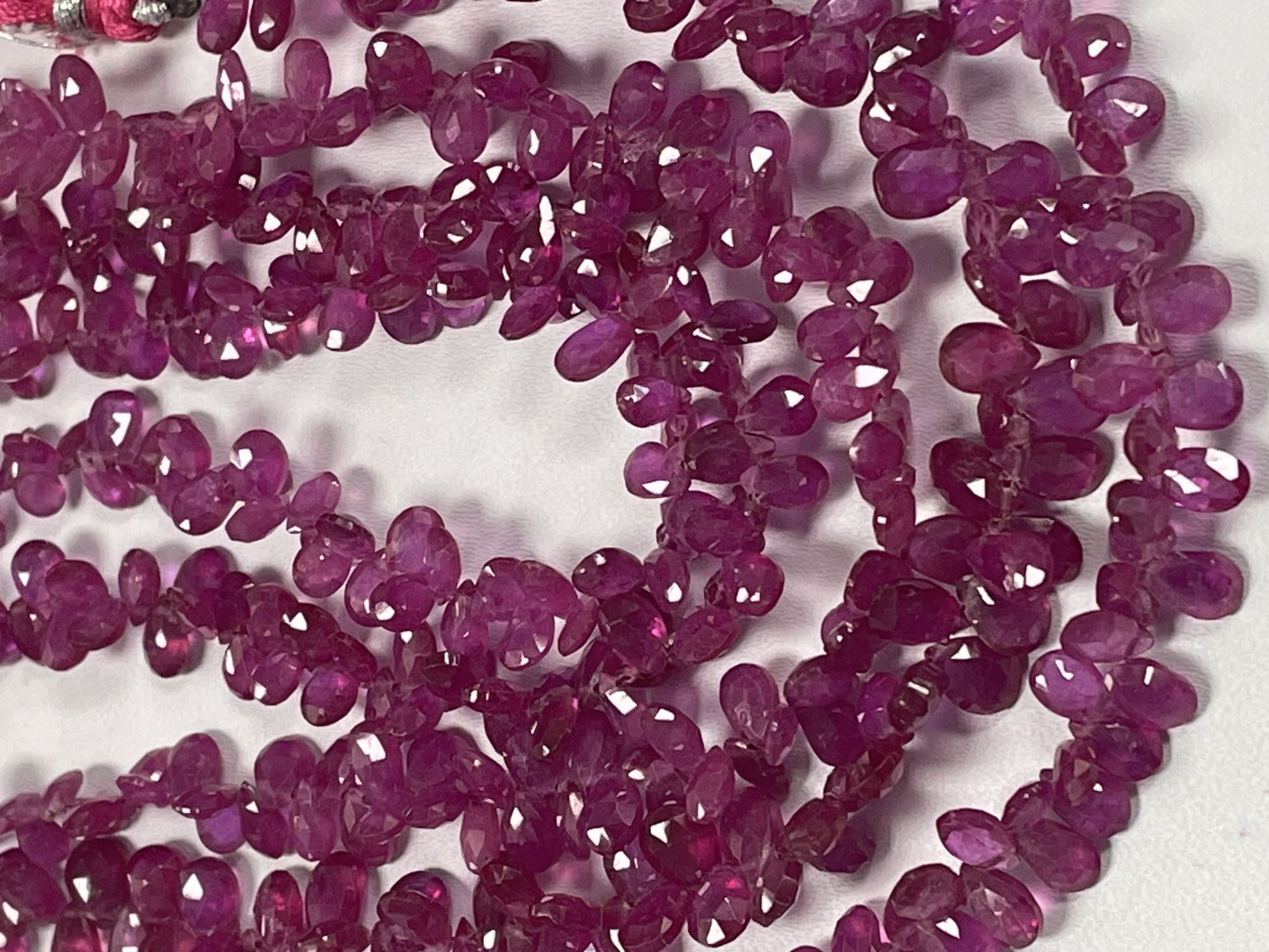 Ruby Pear Faceted