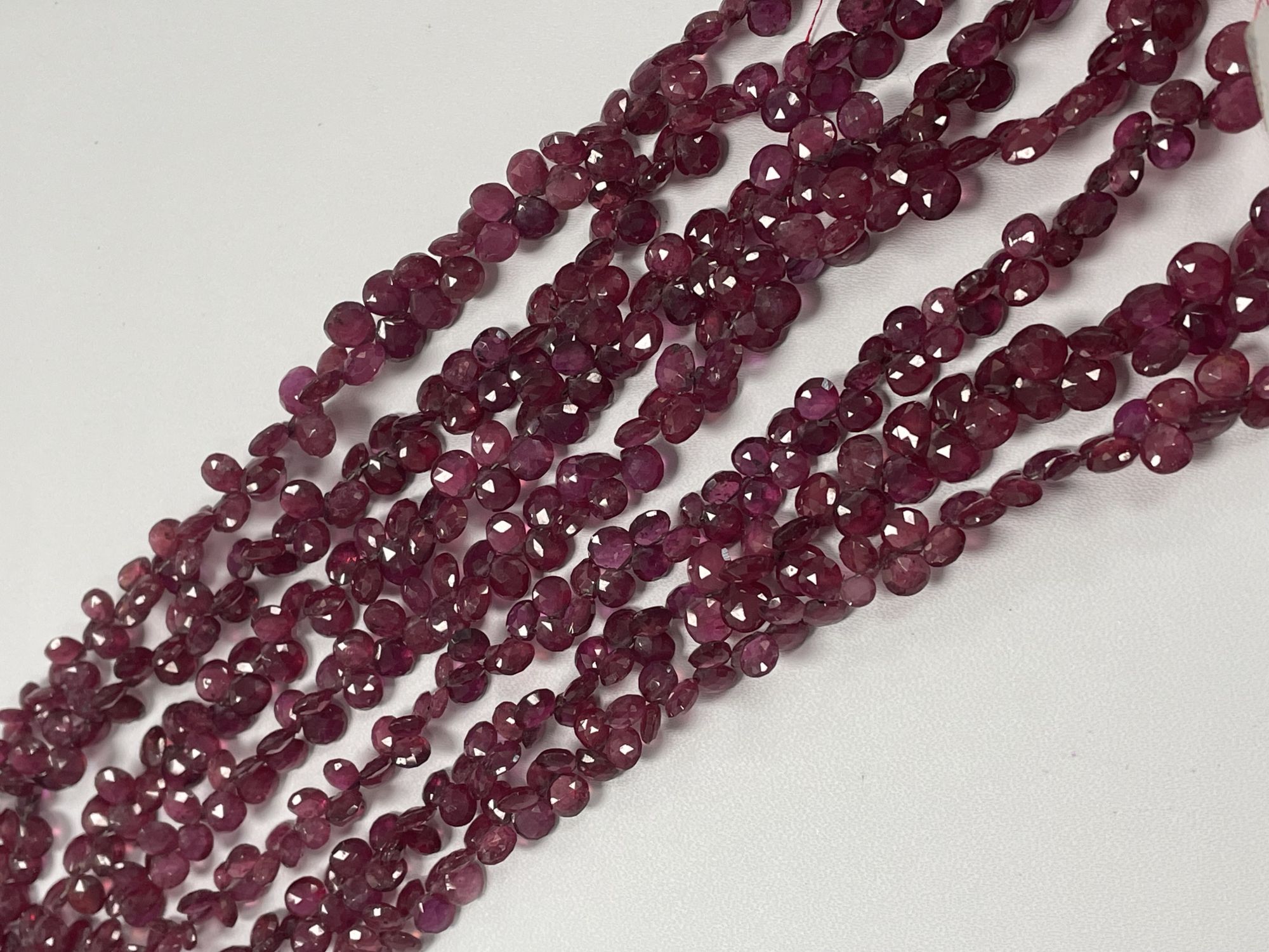 Ruby Heart Faceted