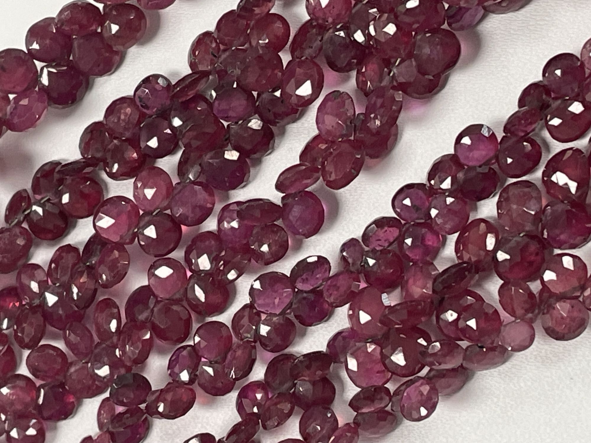 Ruby Heart Faceted