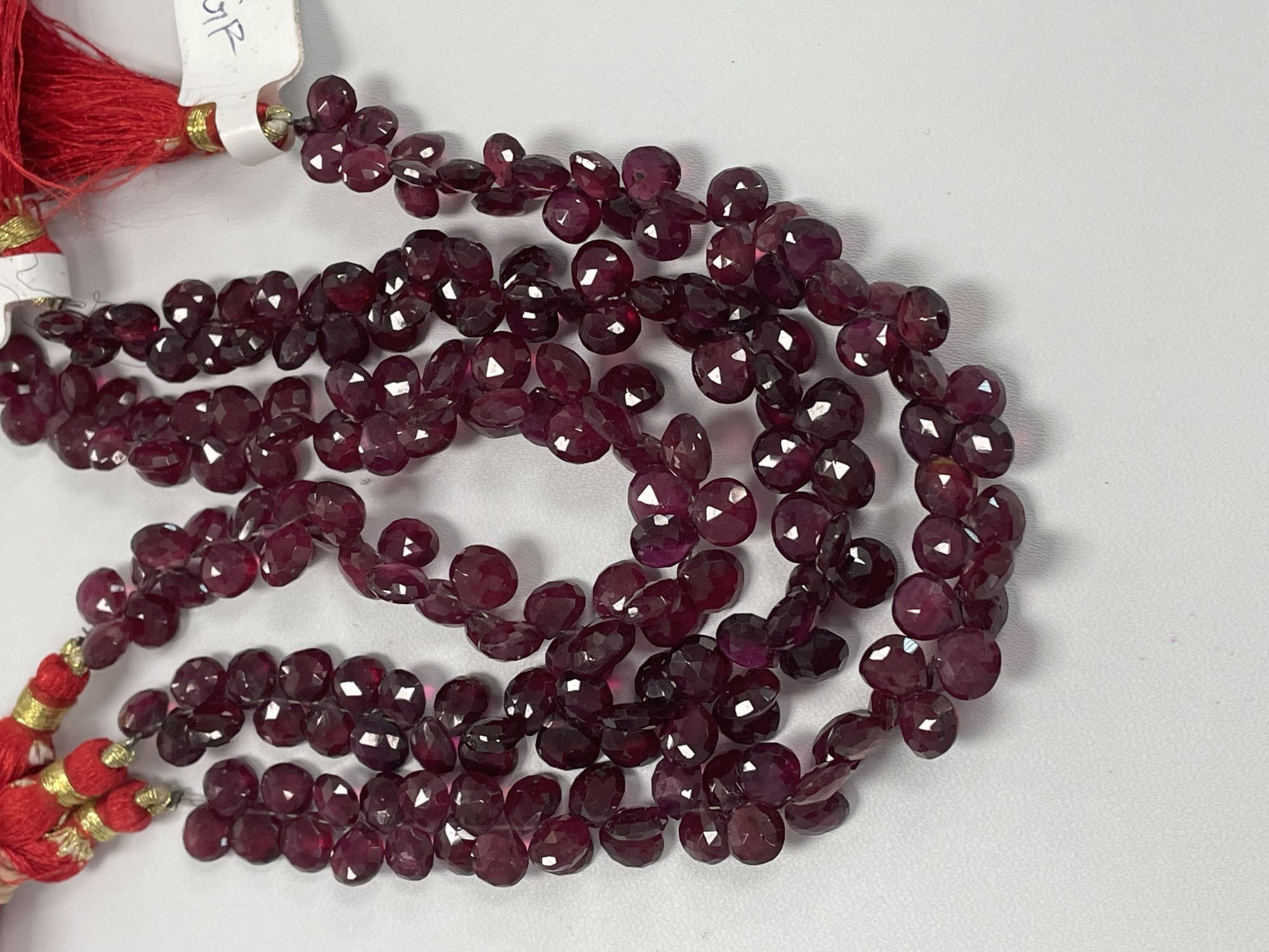 Ruby Heart Faceted