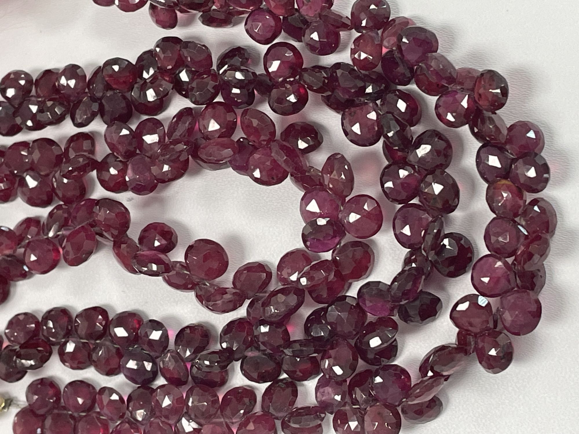 Ruby Heart Faceted