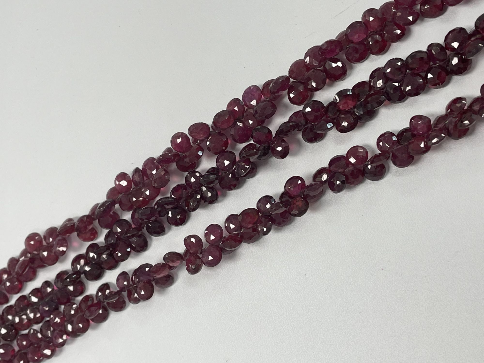 Ruby Heart Faceted