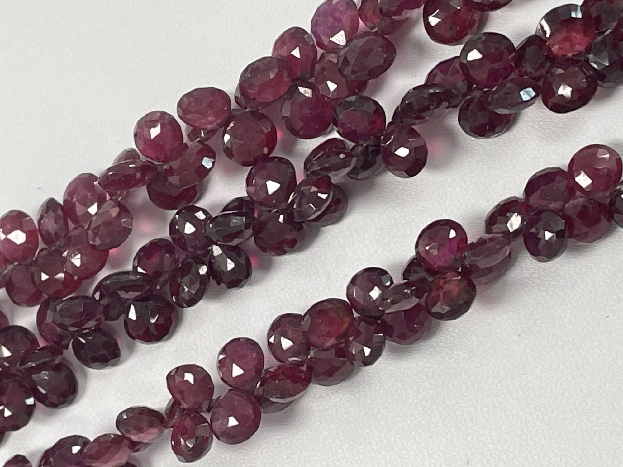 Ruby Heart Faceted