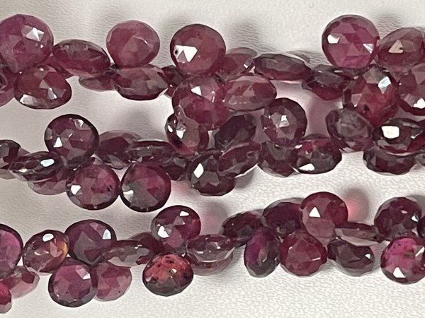 Ruby Heart Faceted