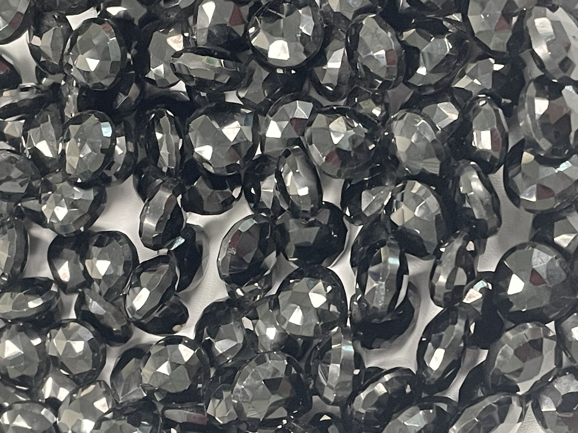 Black Spinel Heart Faceted