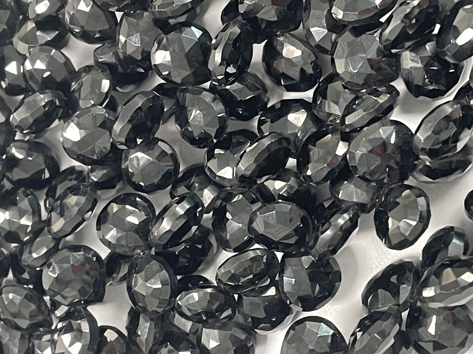 Black Spinel Heart Faceted