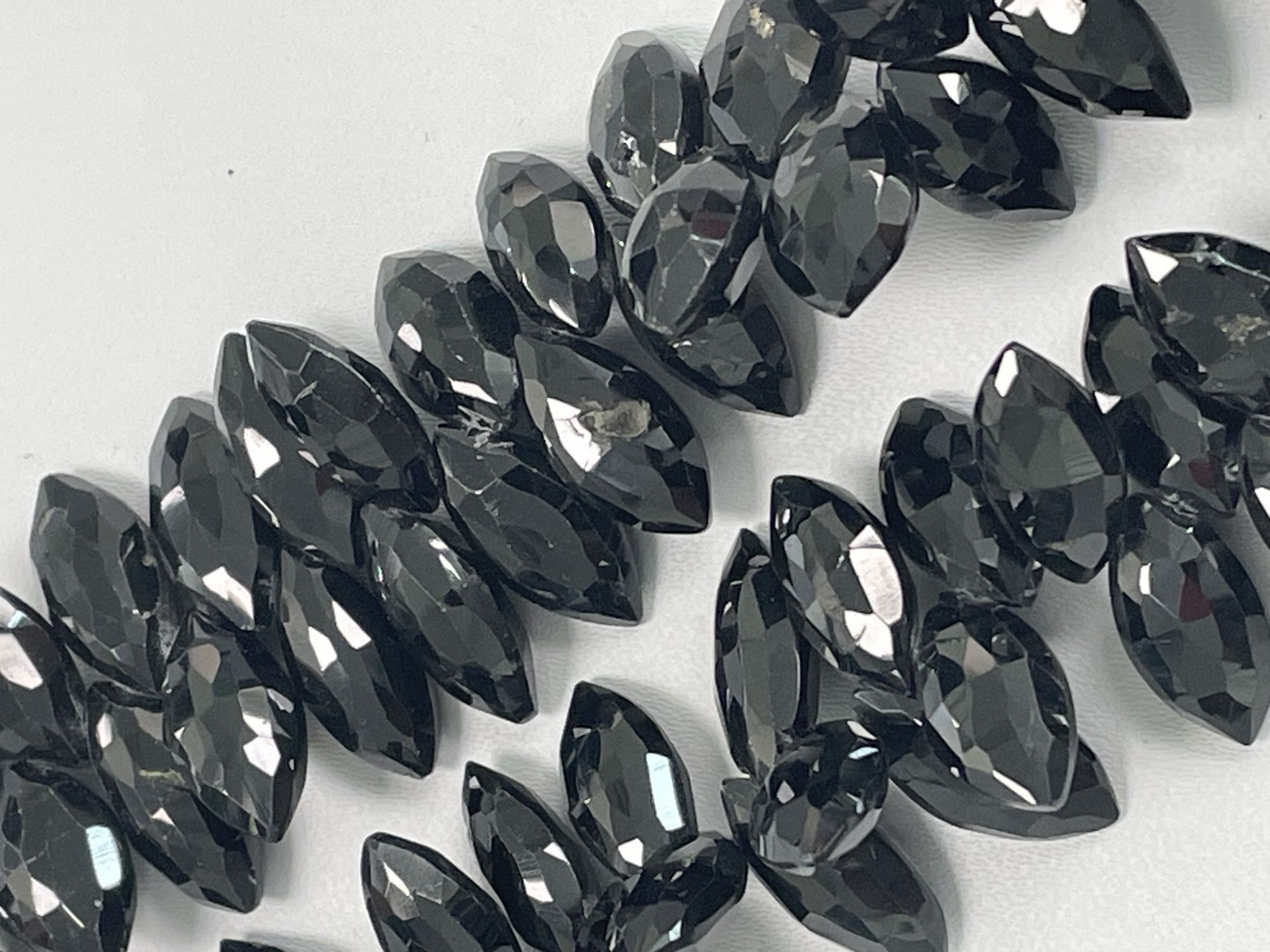 Black Spinel Marquise Faceted