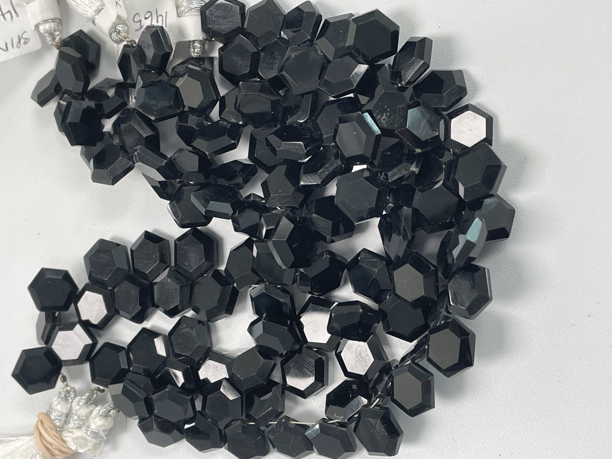 Black Spinel Hexagon Faceted