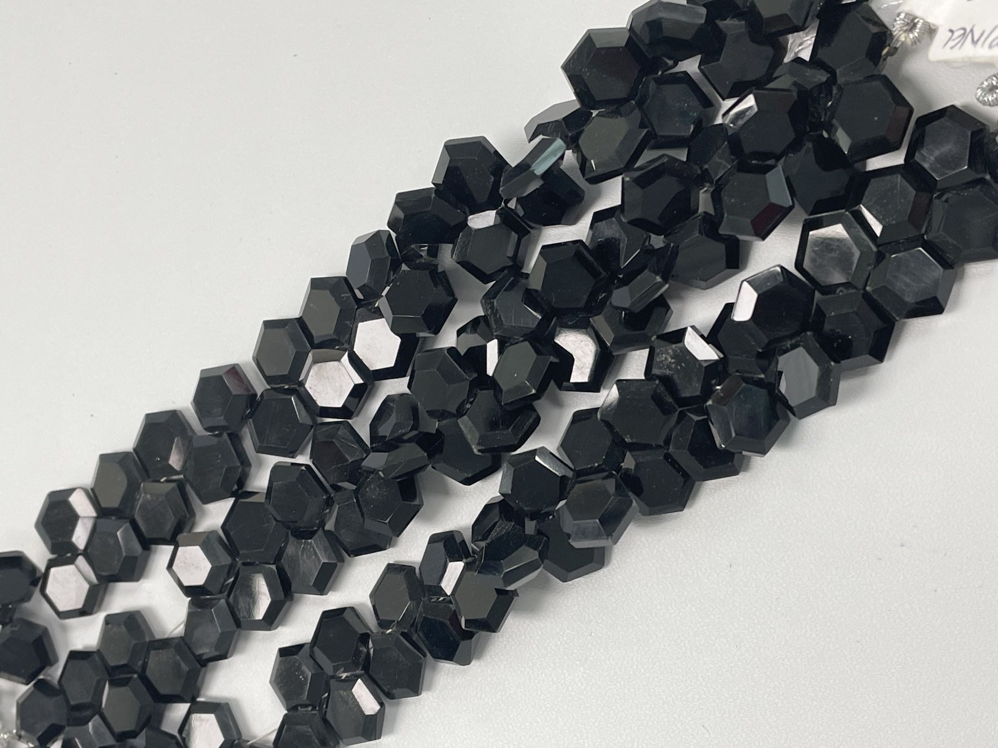 Black Spinel Hexagon Faceted