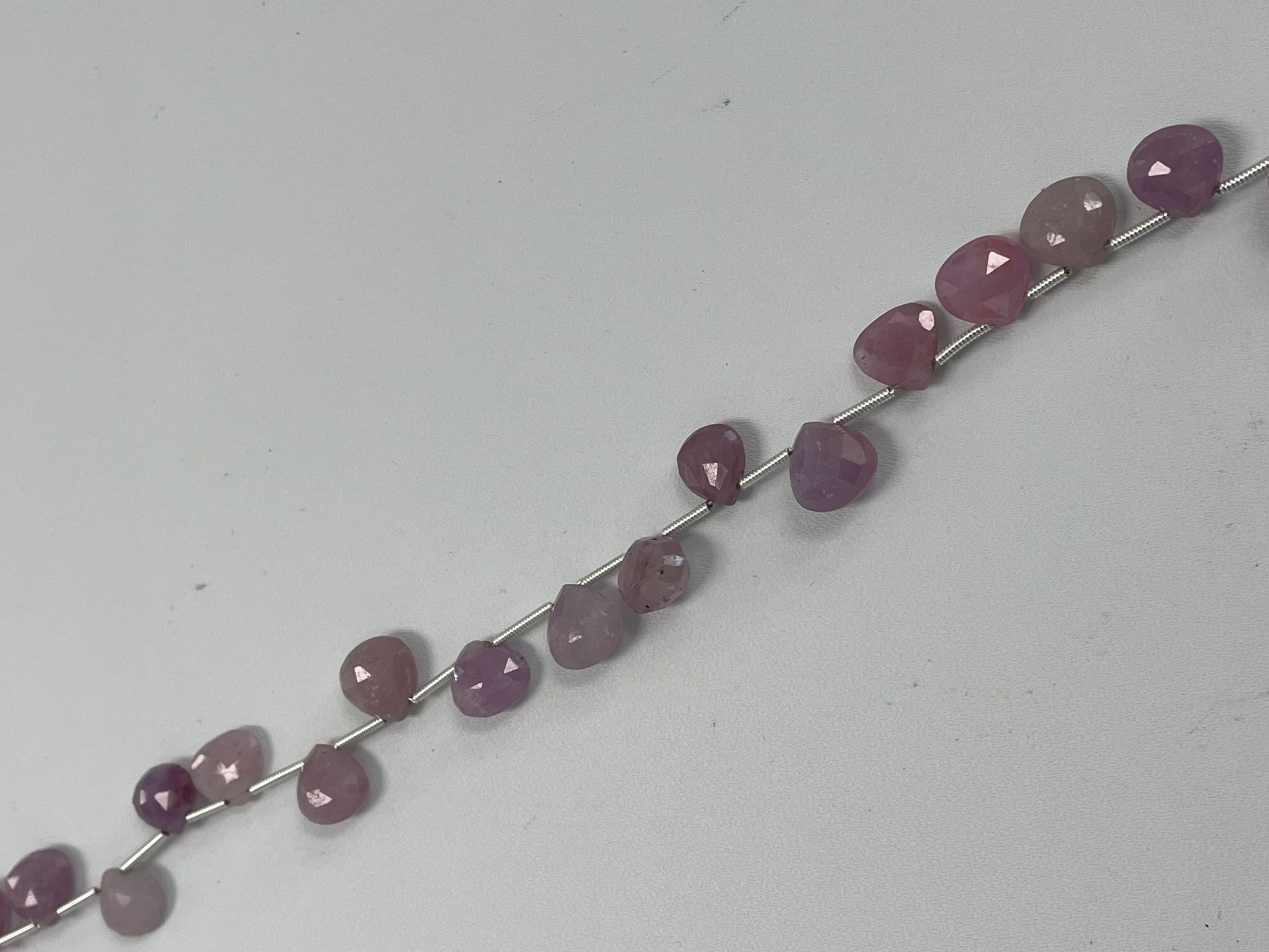 Pink Sapphire Heart Faceted