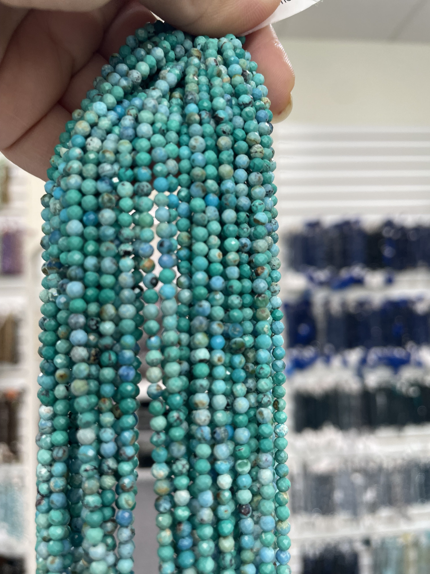 Turquoise Round Faceted