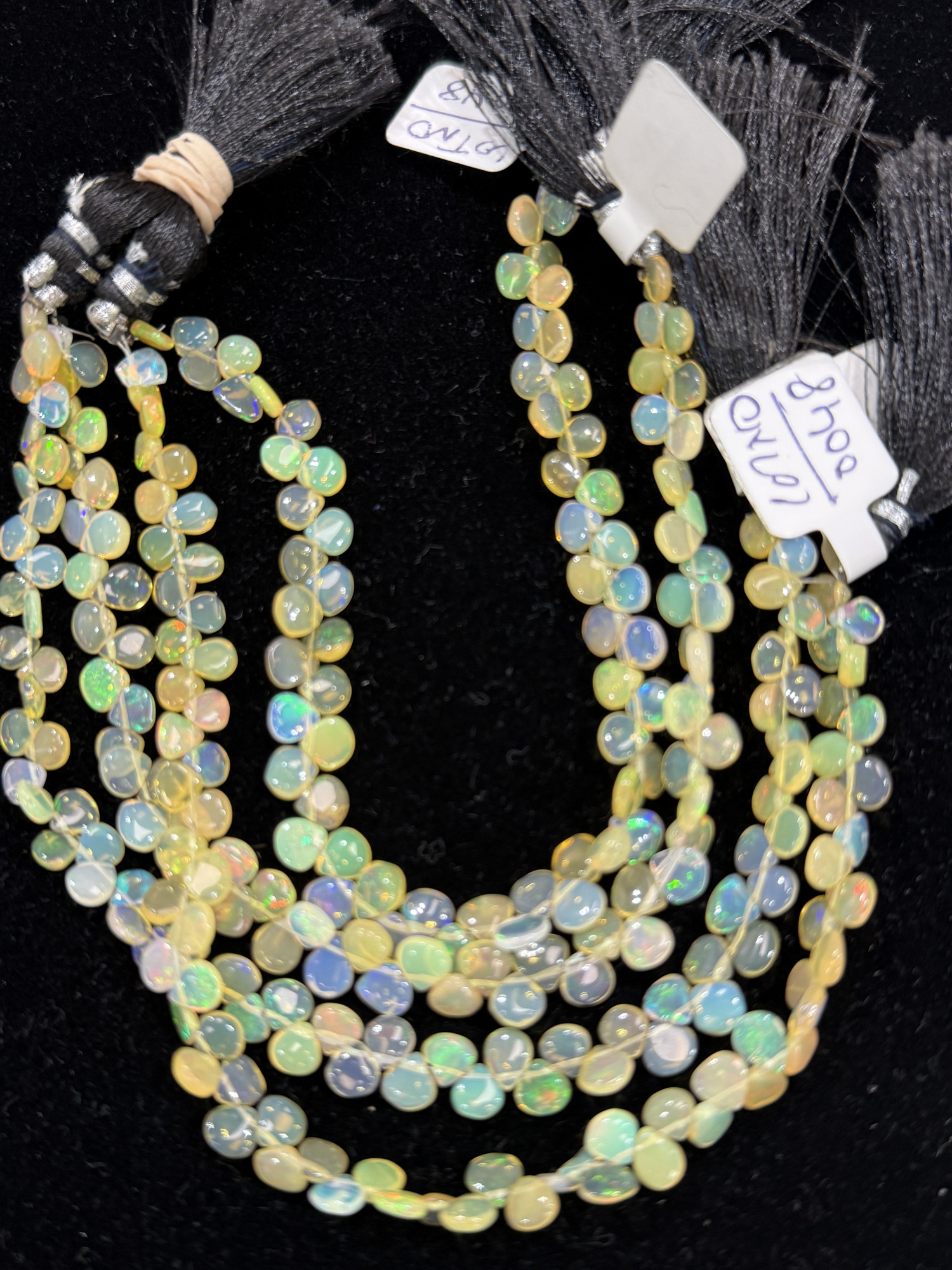 Ethiopian Opal Hearts Smooth