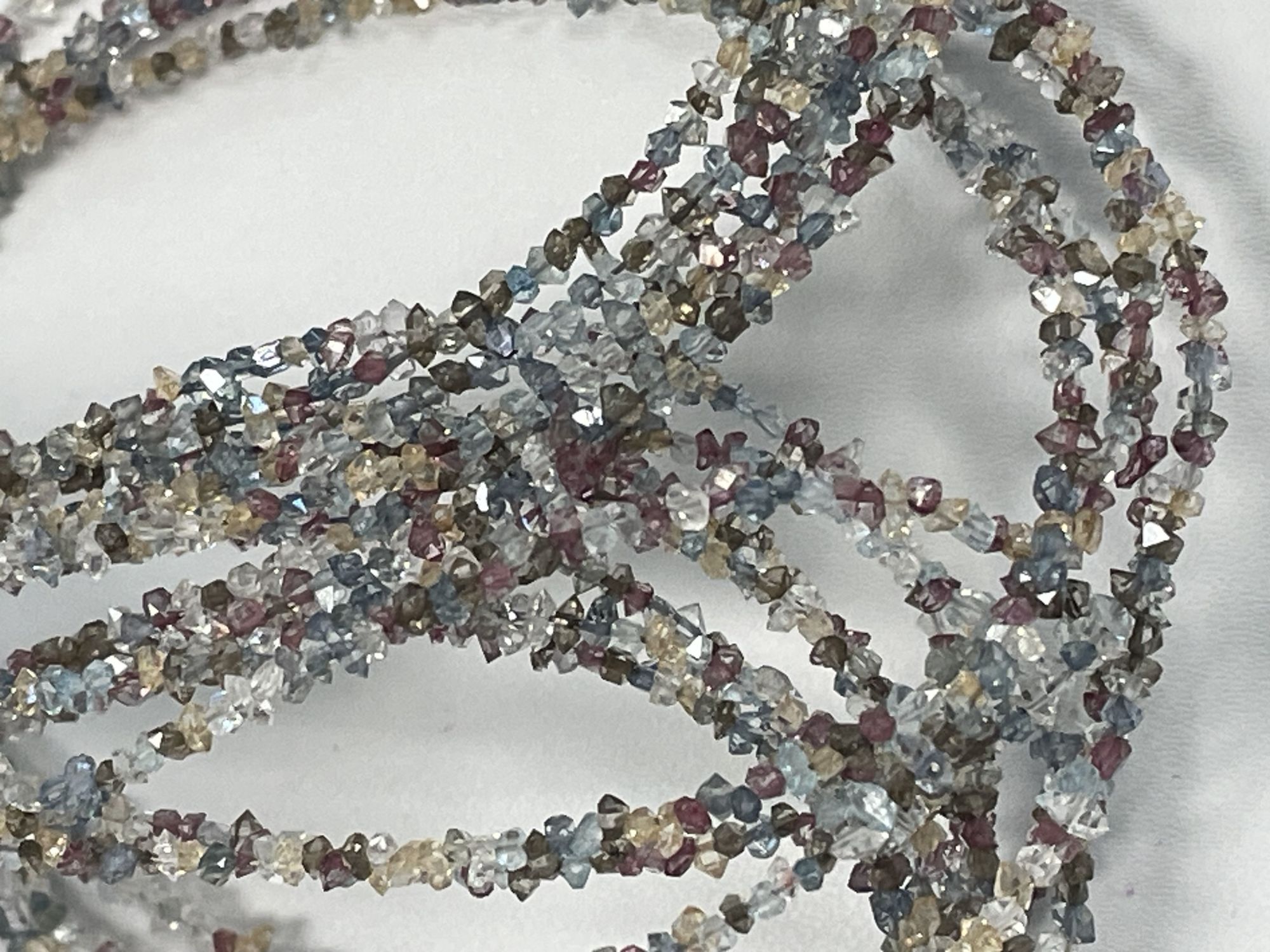 Multi Herkimer Diamond Funky cut Faceted