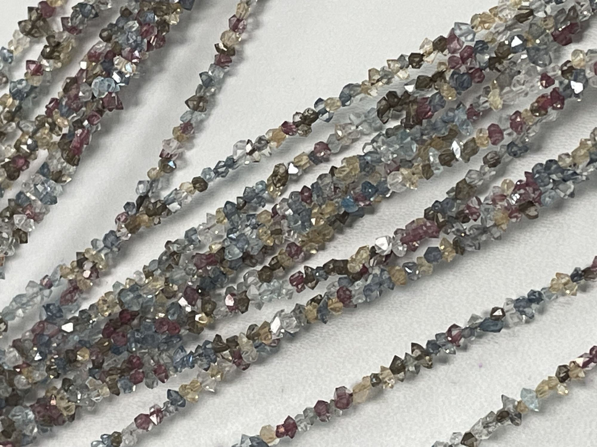 Multi Herkimer Diamond Funky cut Faceted