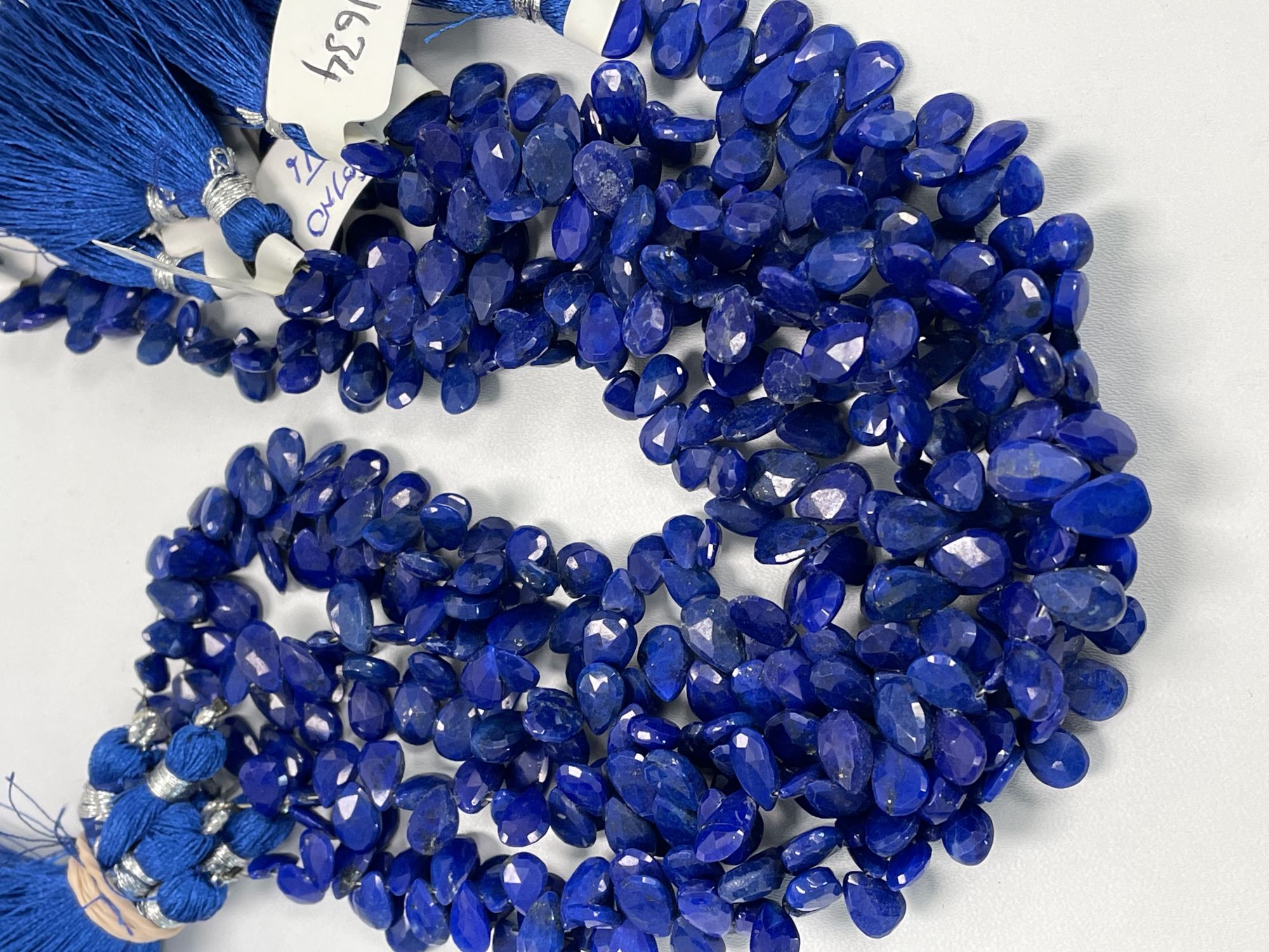 Lapis Pear Faceted