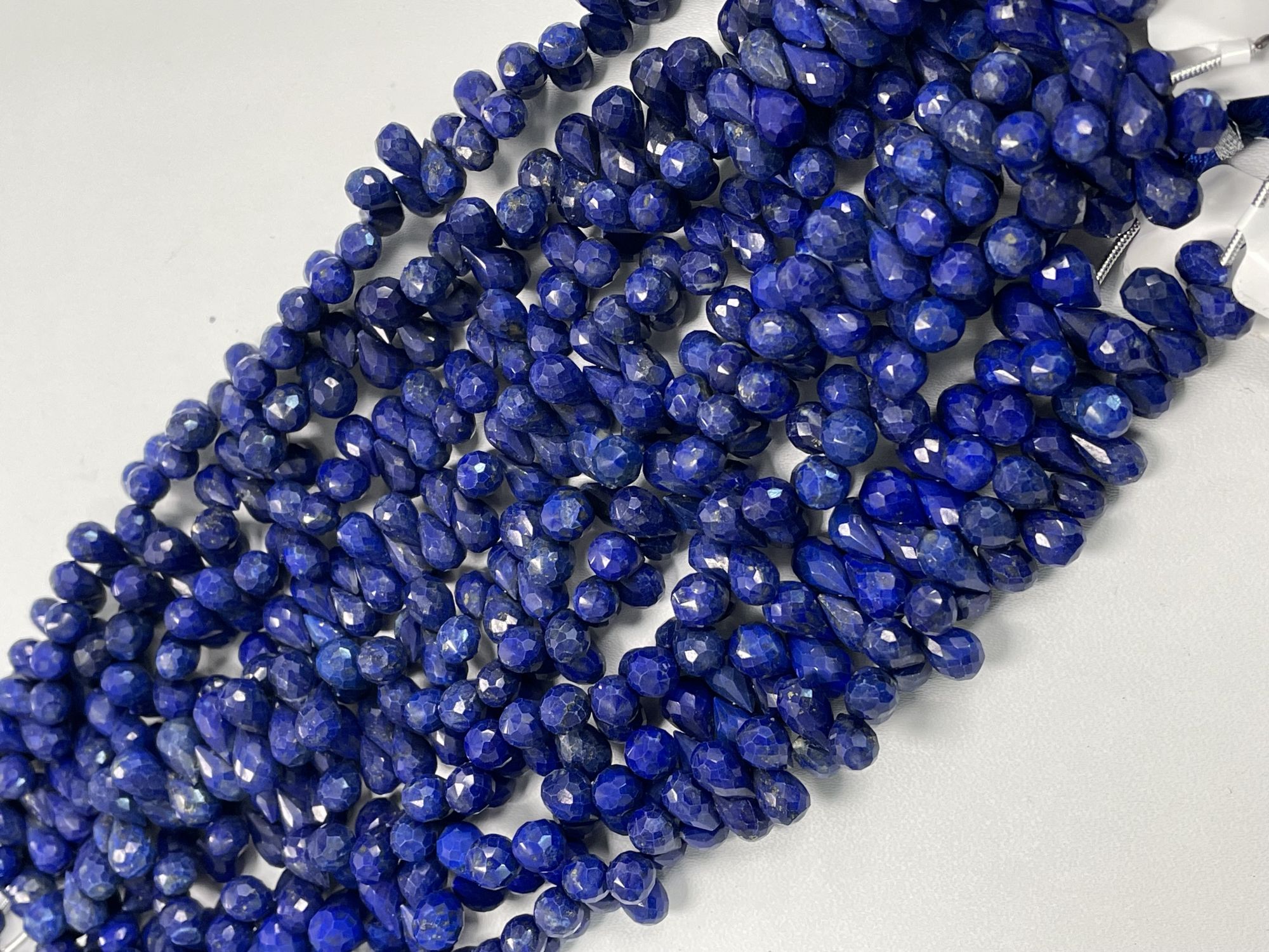 Lapis Drop Faceted