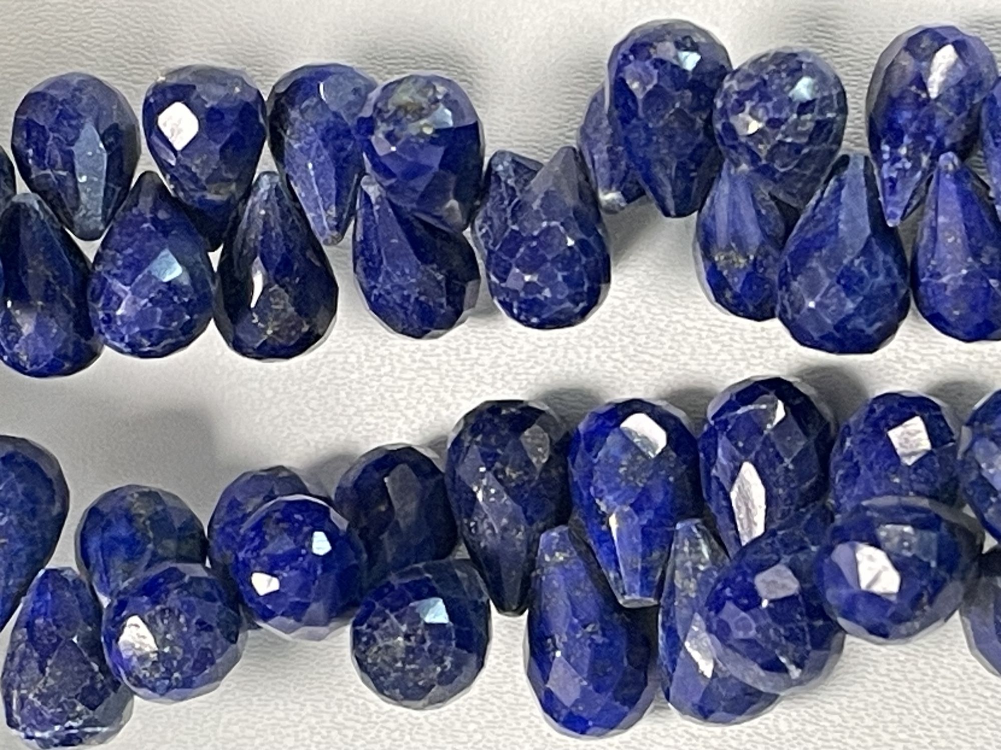 Lapis Drop Faceted