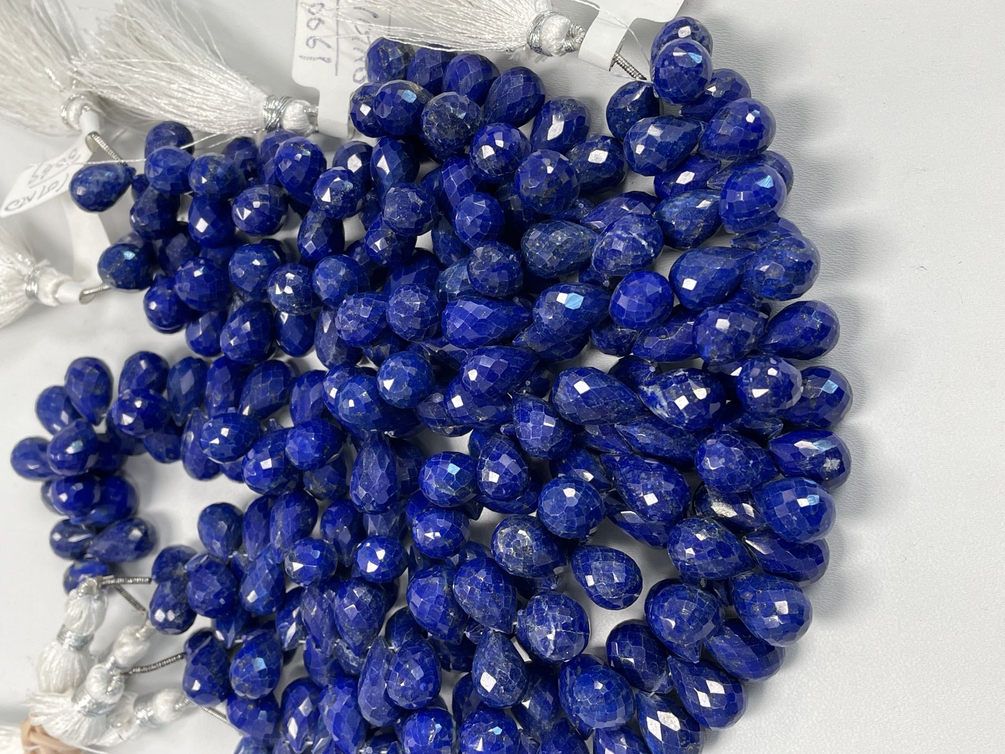 Lapis Drop Faceted