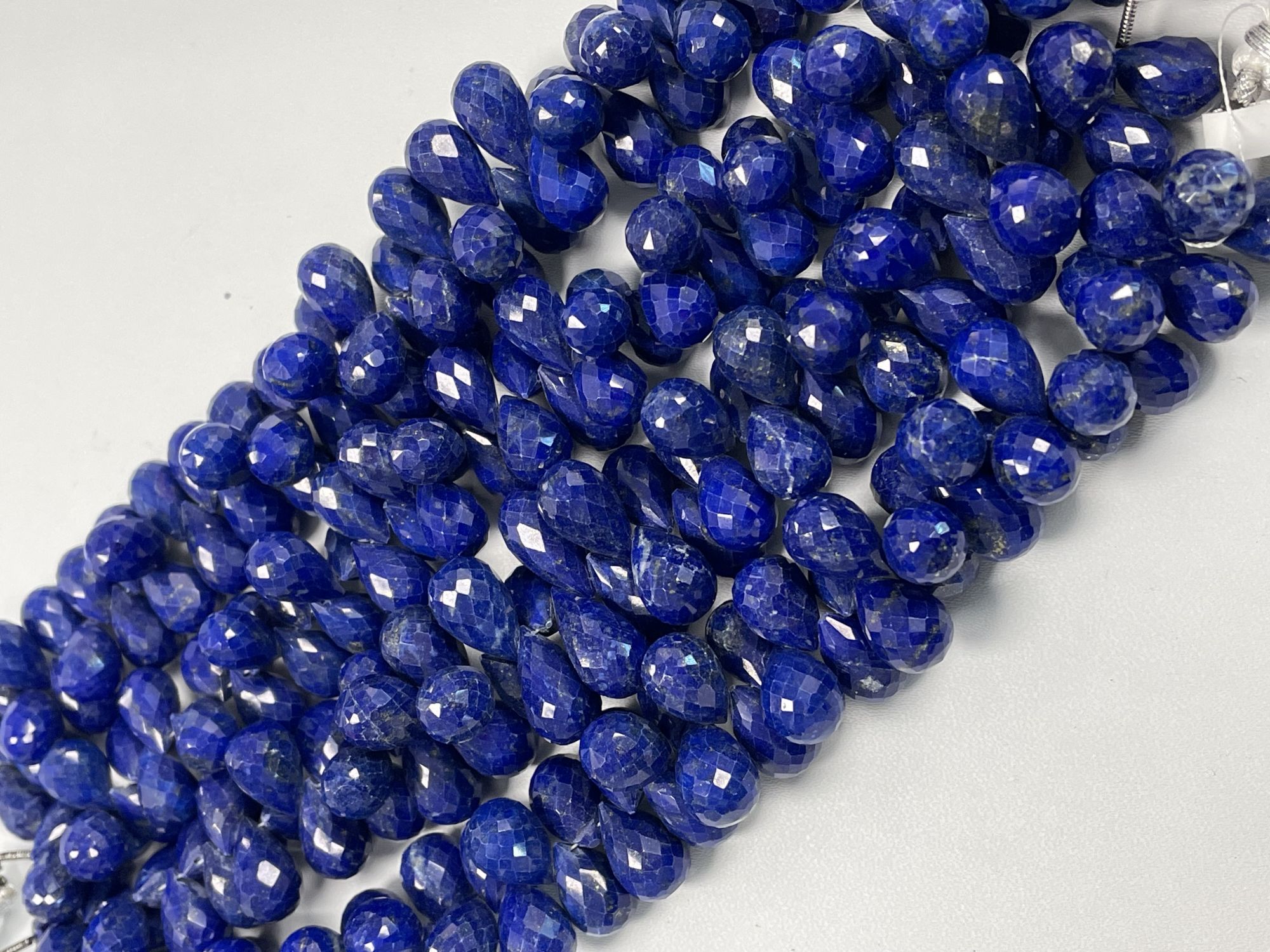 Lapis Drop Faceted