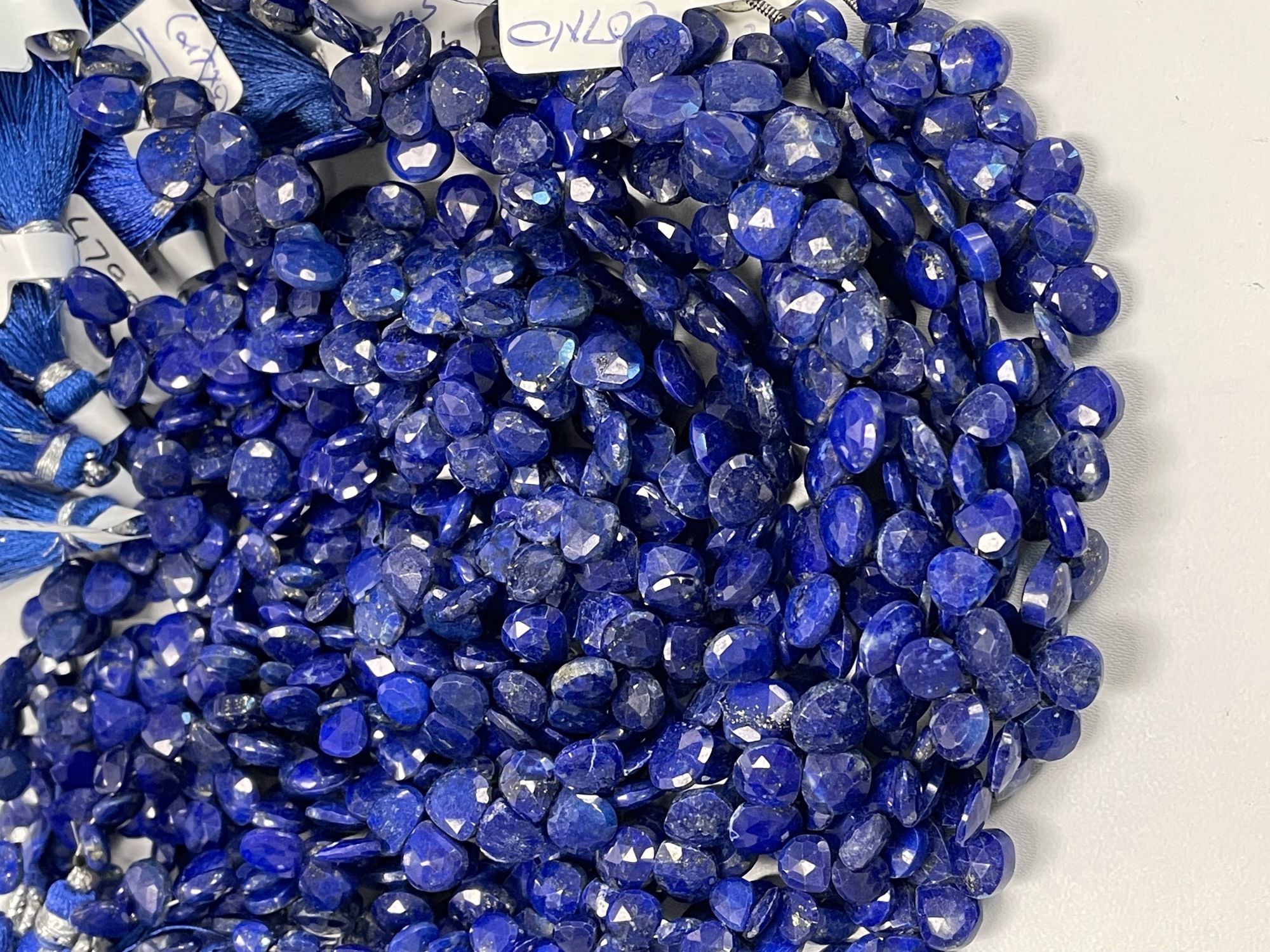 Lapis Heart Faceted