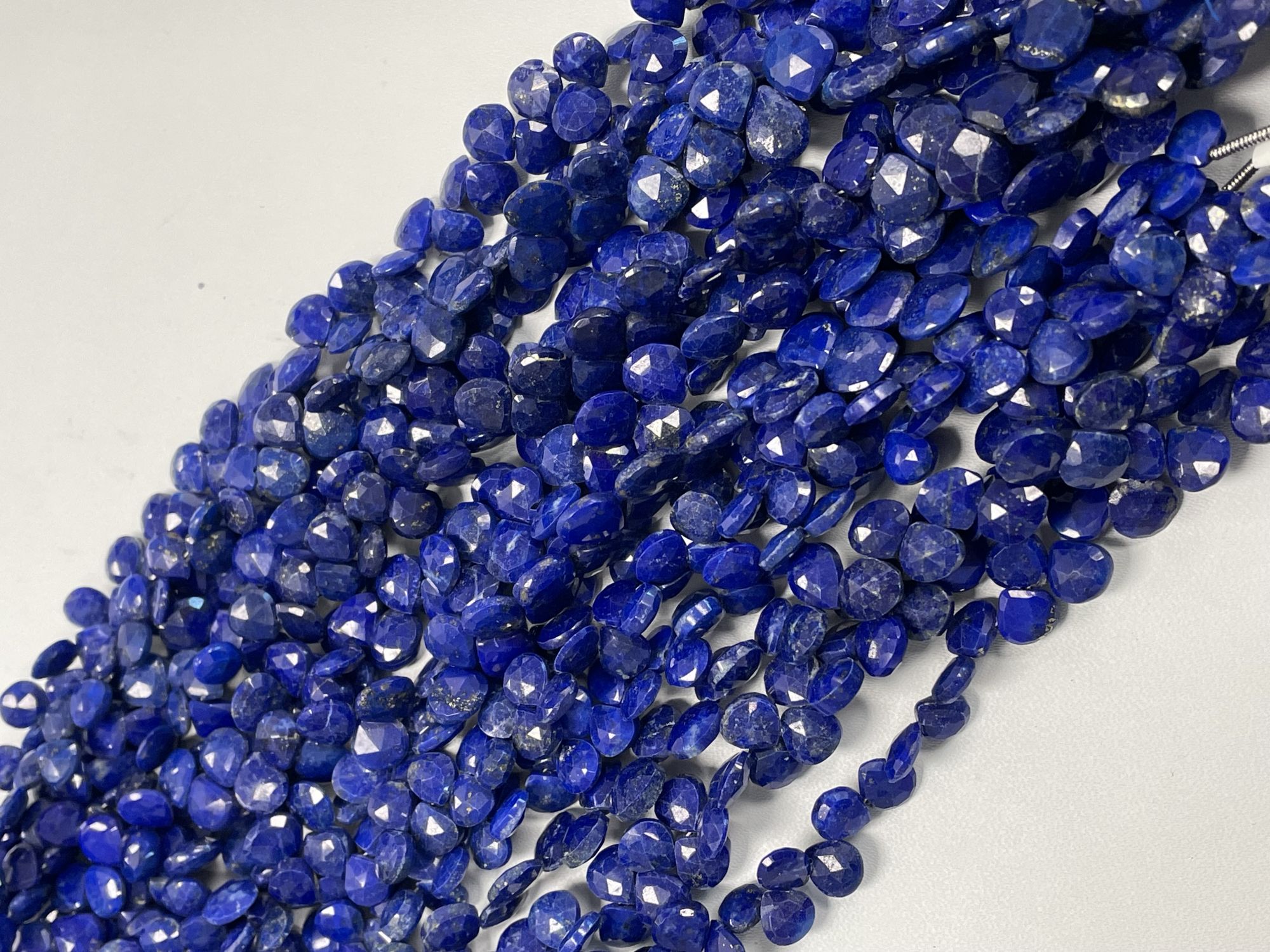 Lapis Heart Faceted