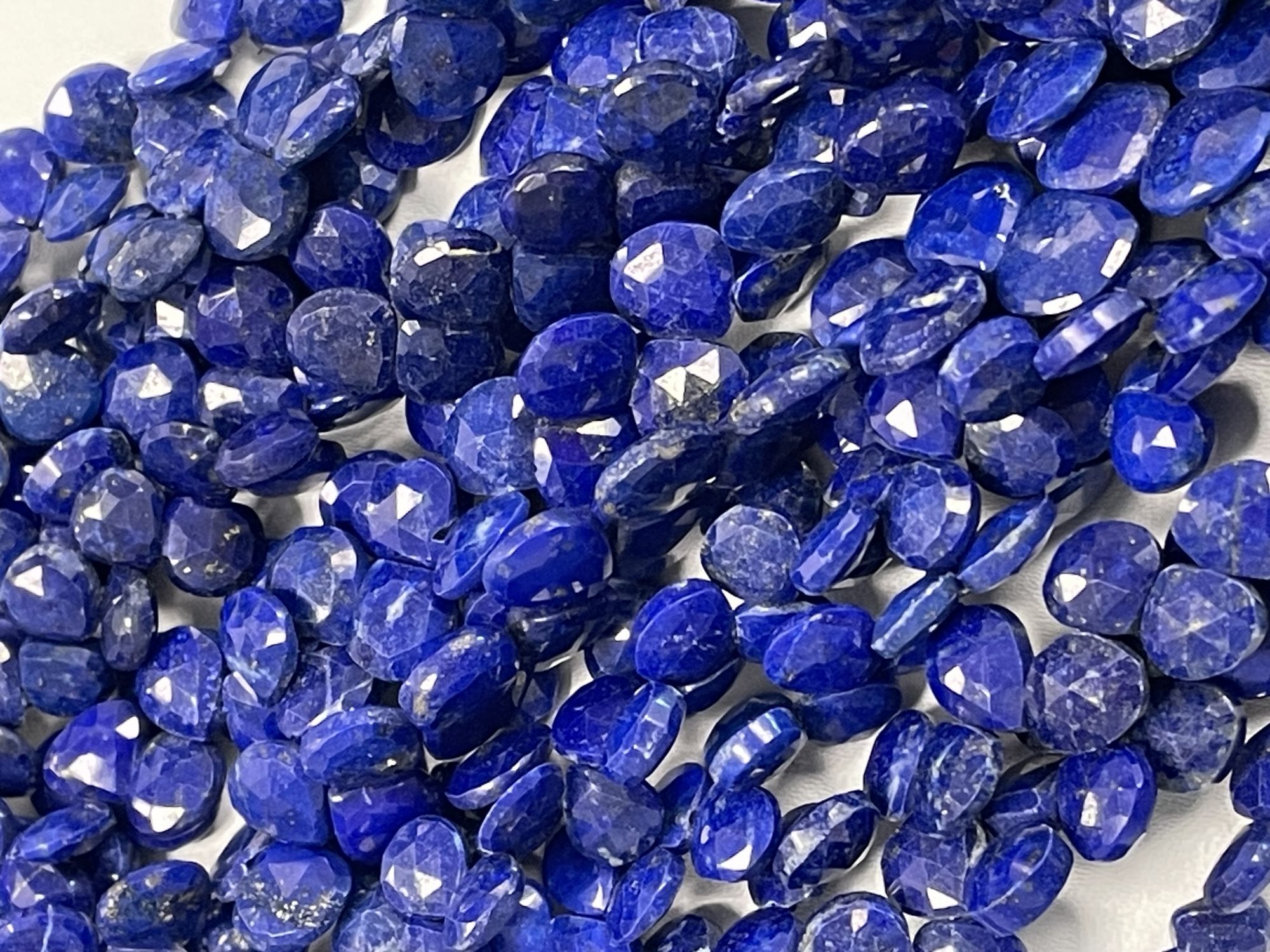 Lapis Heart Faceted