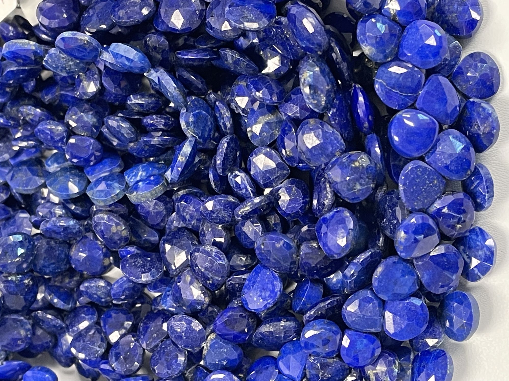 Lapis Heart Faceted