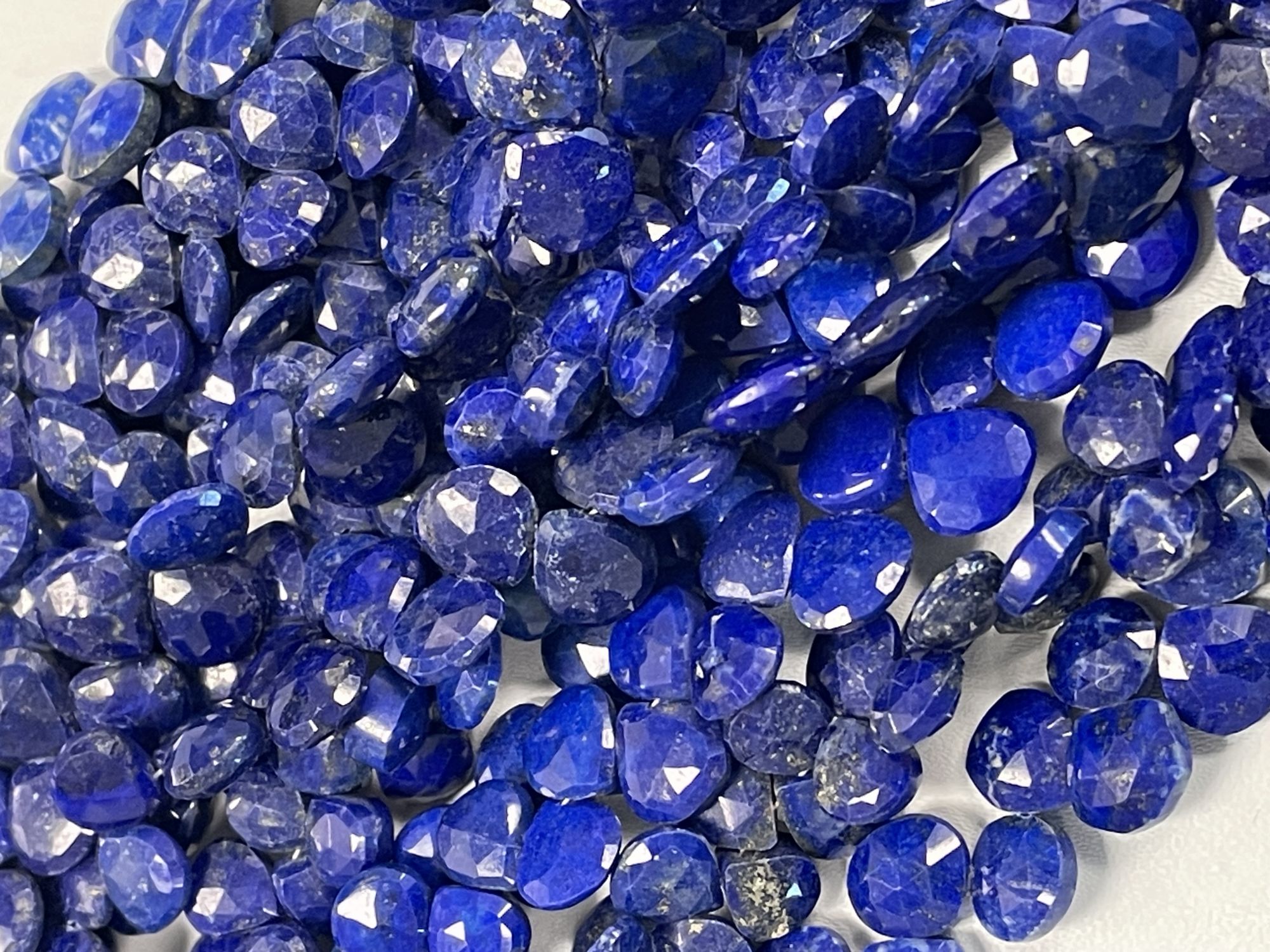 Lapis Heart Faceted