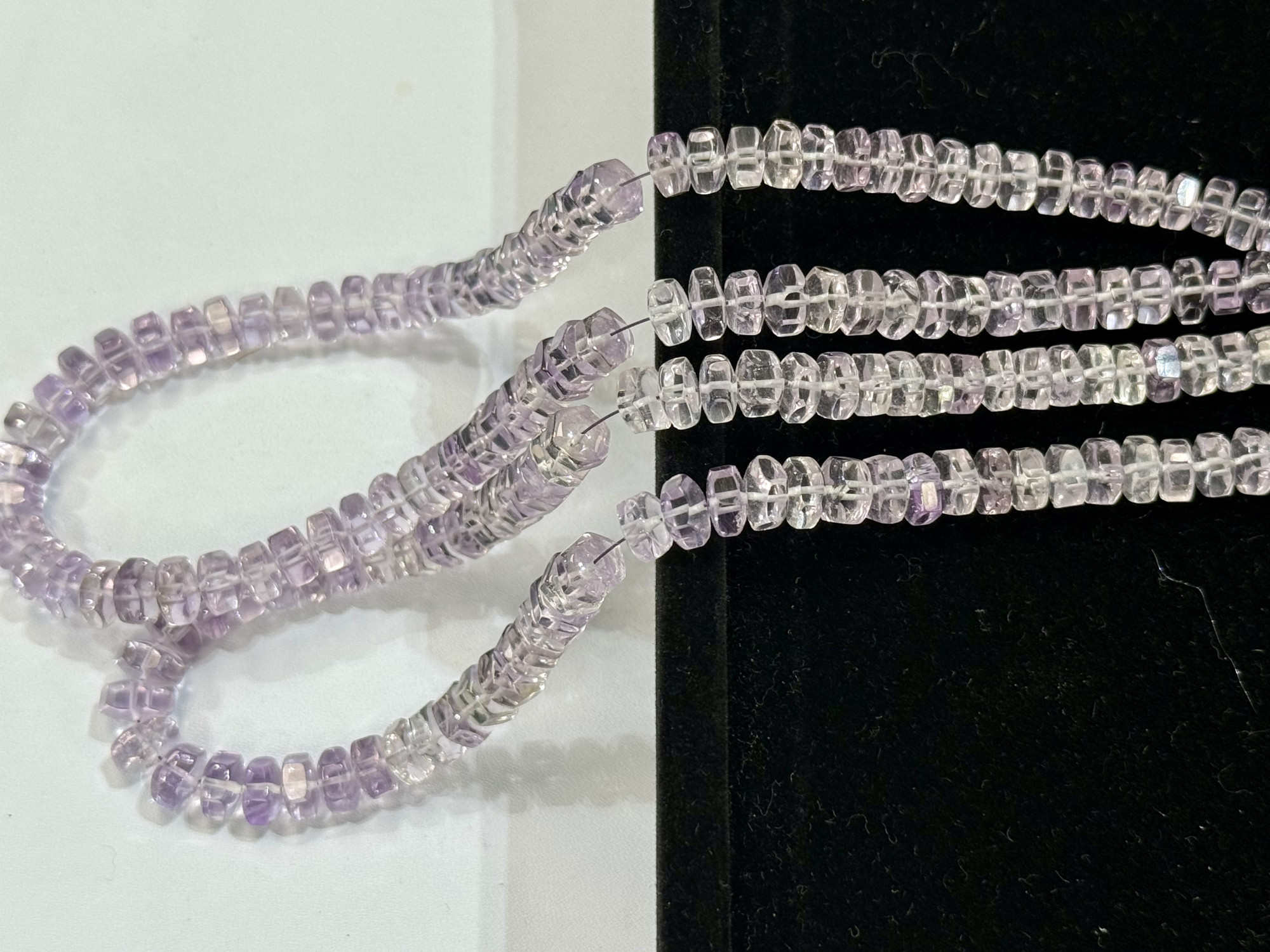 Amethyst bolts Faceted