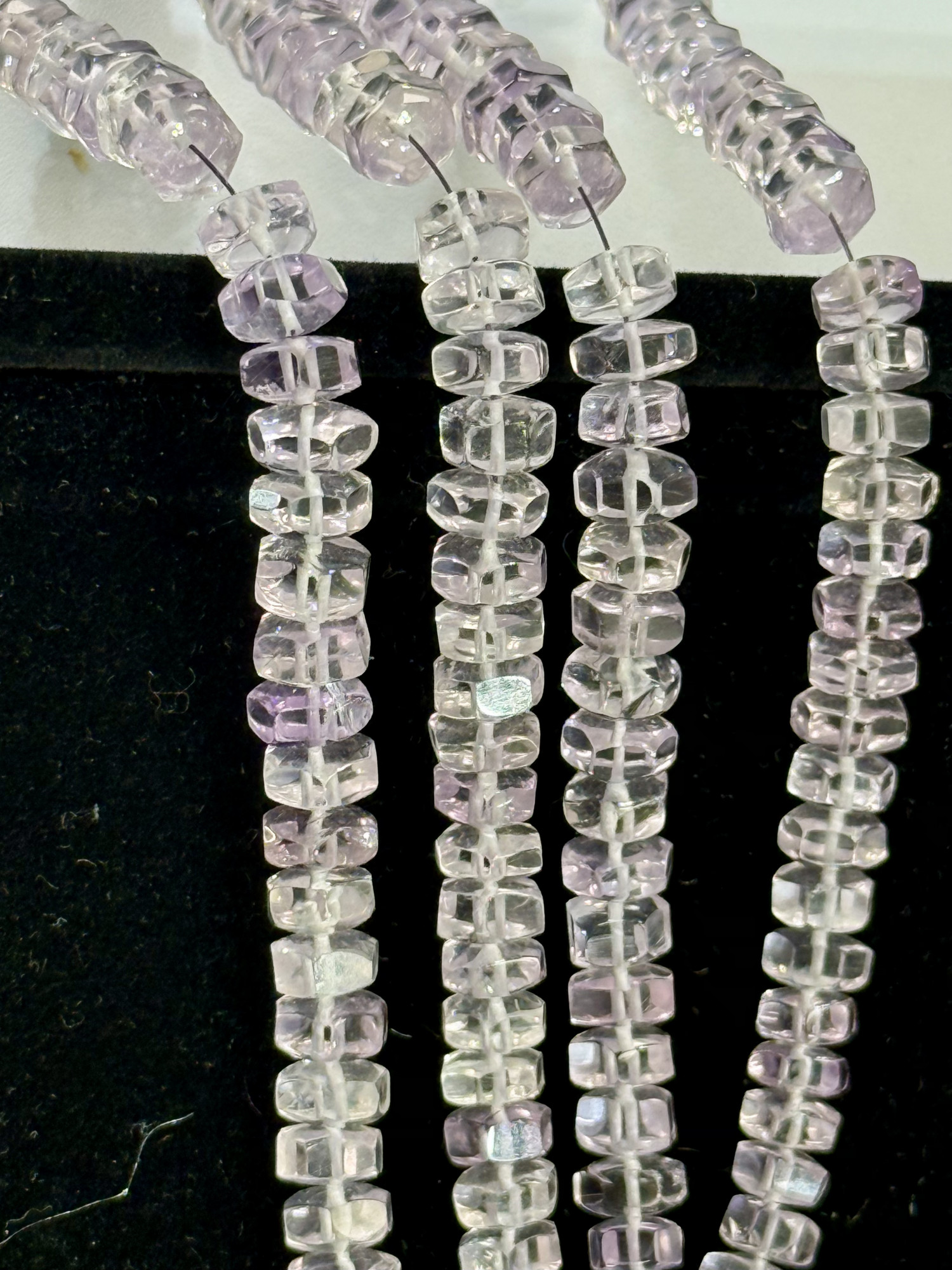 Amethyst bolts Faceted