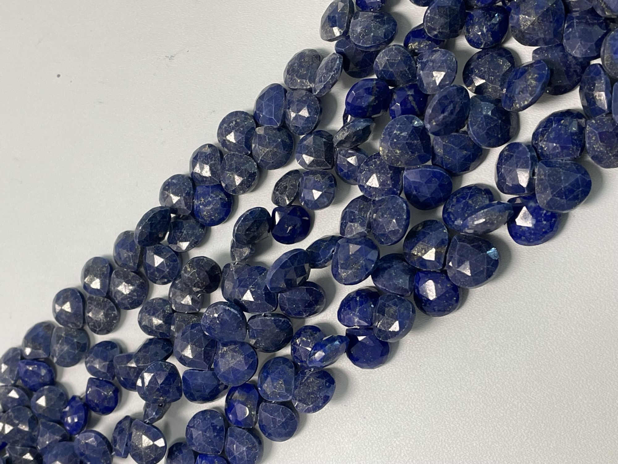 Lapis Heart Faceted