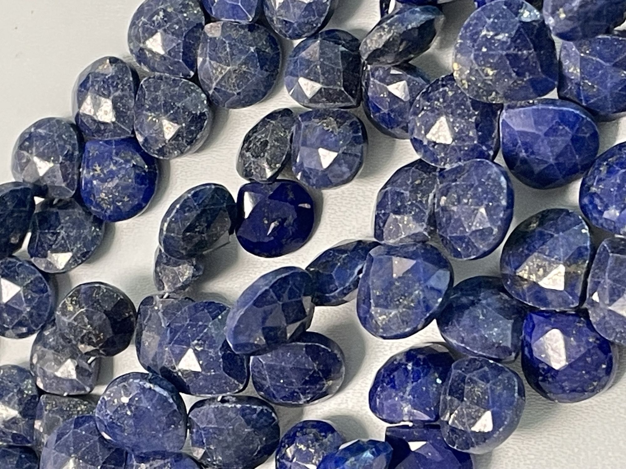Lapis Heart Faceted