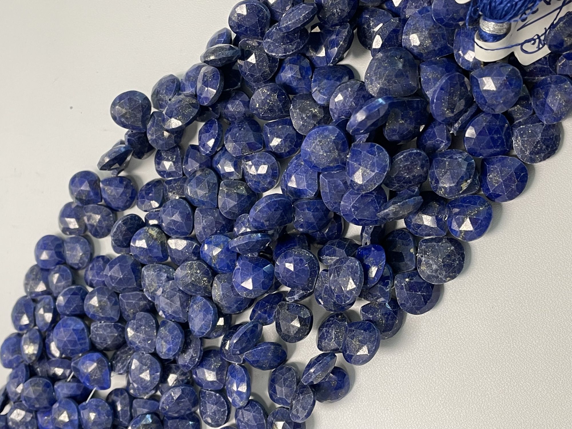 Lapis Heart Faceted