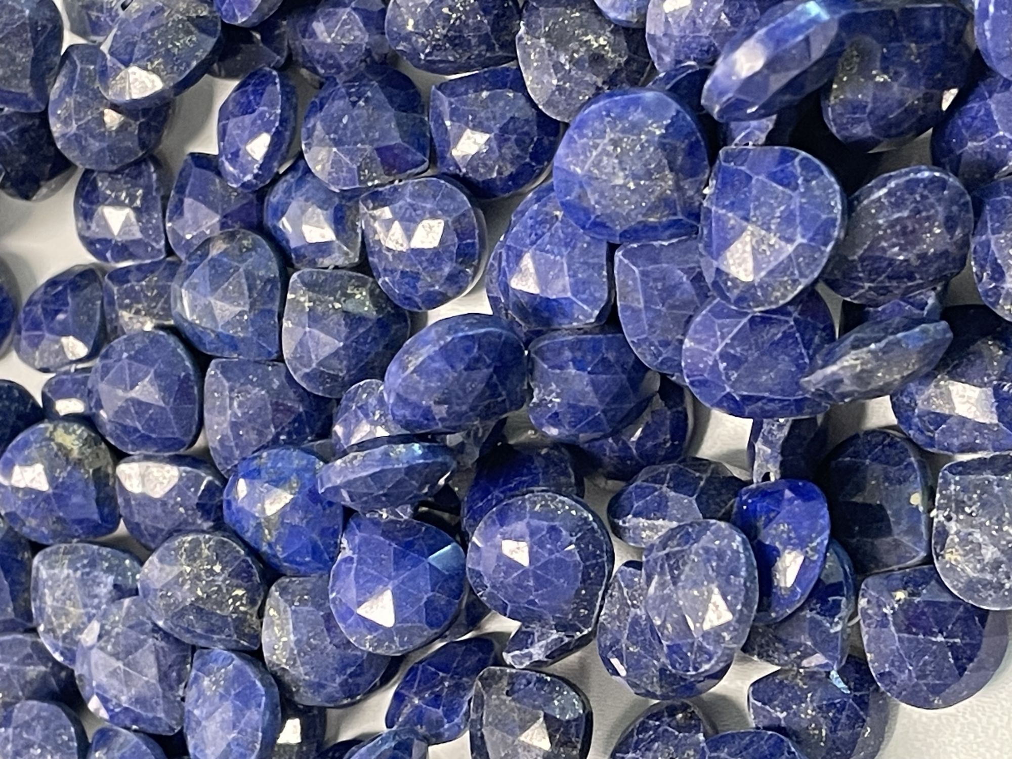 Lapis Heart Faceted
