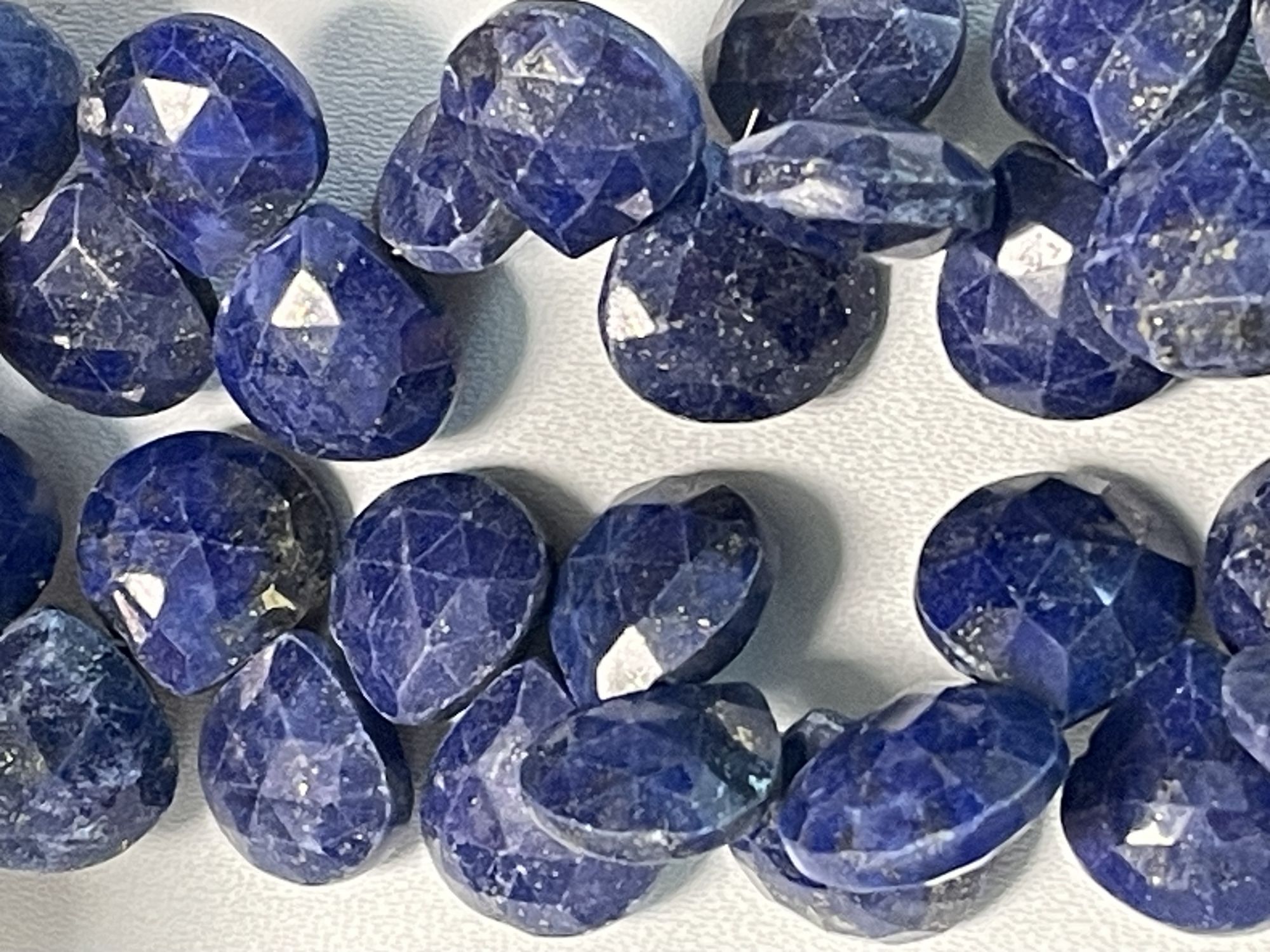 Lapis Heart Faceted