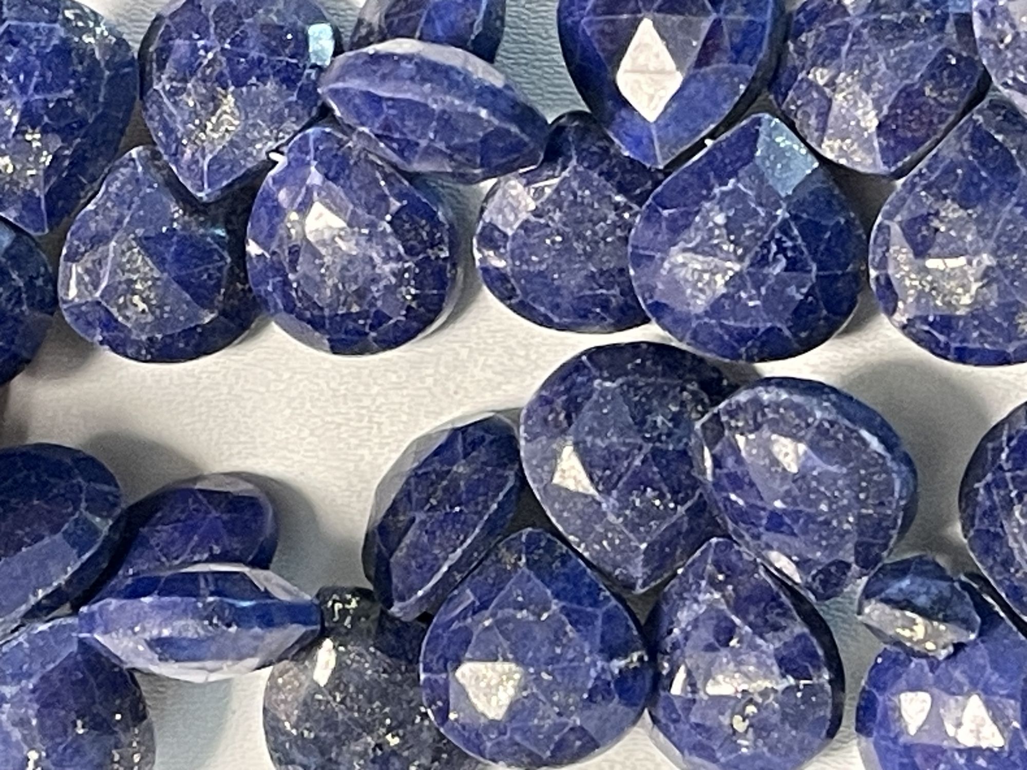 Lapis Heart Fceted