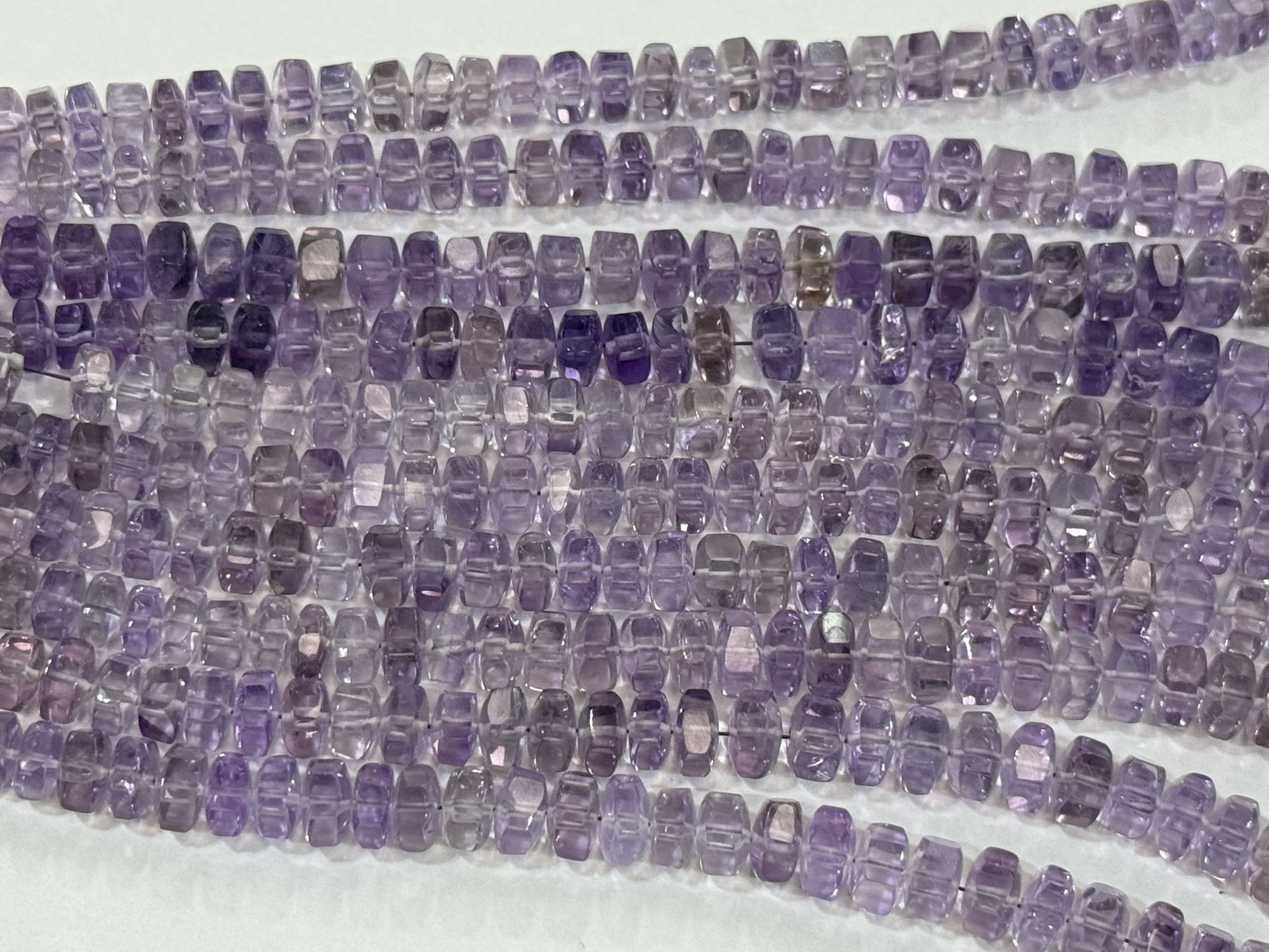 Amethyst bolts Faceted