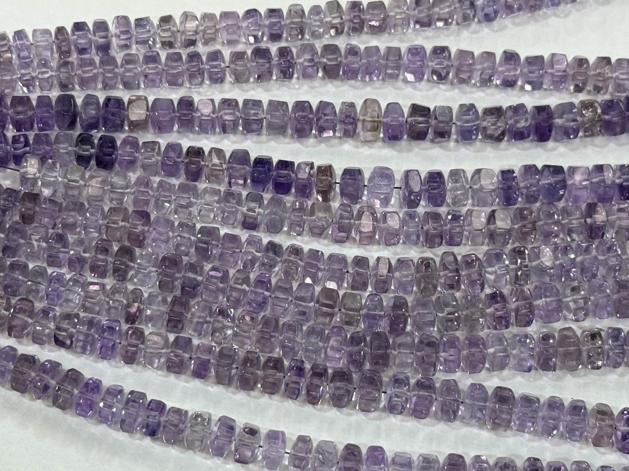 Amethyst bolts Faceted