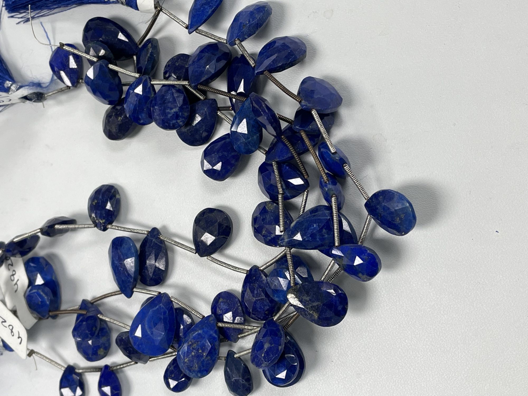Lapis Pear Faceted
